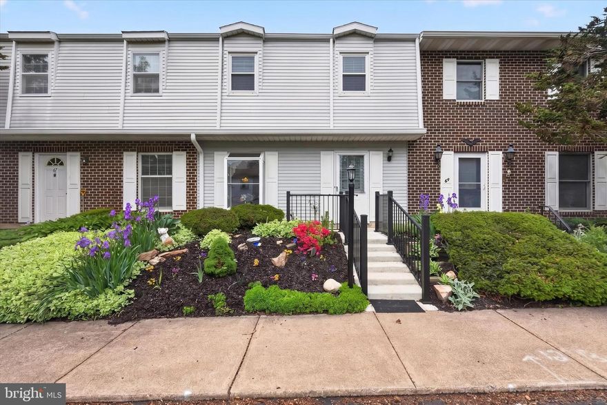 Move-in ready townhouse lovingly maintained and updated ready for your personalization.  Kitchen boasts sunny breakfast nook, updated countertops and all appliances stay!  Lovely patio off the living room has retractable awning making it the perfect relaxation spot in any weather. Don't miss the remote-controlled blinds in the patio doors for the perfect privacy setting day or night. Closets galore for plenty of storage! Three bedrooms await you upstairs along with a second-floor laundry for added convenience. You won't want to miss the large primary bedroom with built-in vanity.  Your own piece of cozy luxury in a quaint neighborhood. New countertops, garbage disposal and vinyl floor 2025, bathtub upgraded (still under warranty) 2024,  new carpet 2022 (cleaned 2026) and new stairway carpet 2026, all new doorknob fixtures, most window screens replaced, fresh paint 2026 - see full list in associated documents.  HOA includes lawn maintenance, snow removal, trash and recycling.  Check it out today!