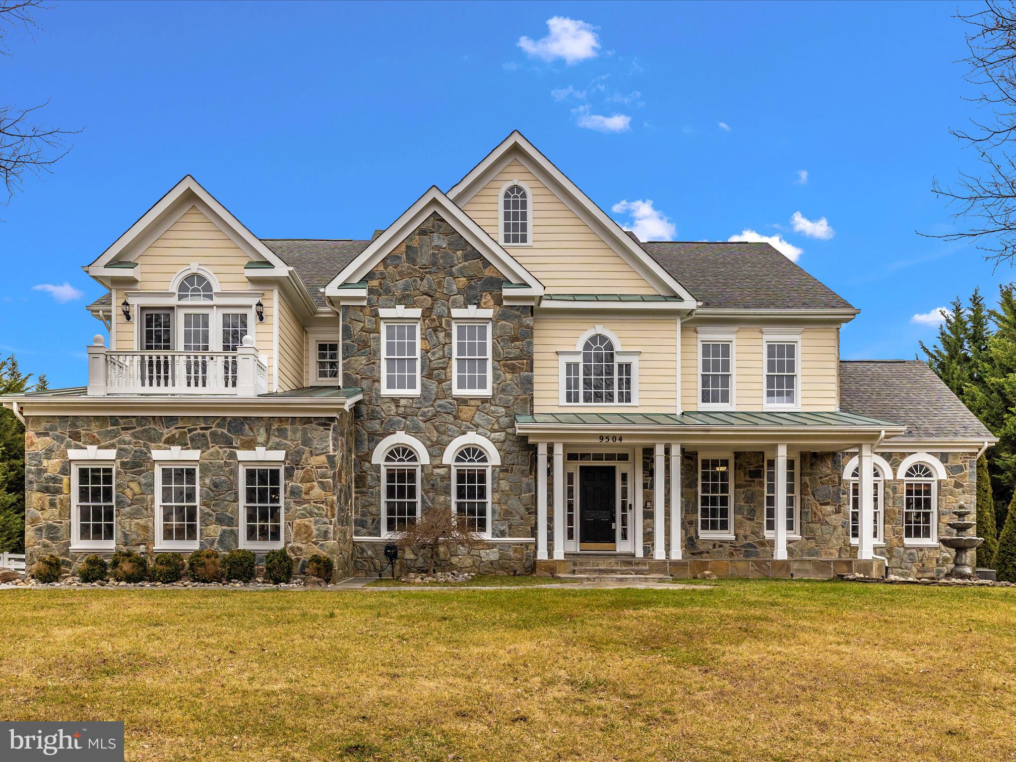 Welcome to 9504 Meadow Ridge Lane, Gaithersburg, Maryland! This exceptional property offers an unparalleled blend of luxury, comfort, and sophistication, making it an extraordinary place to call home. This stunning property was updated in 2018. The list of improvements is endless. (See the owners attached compiled list) The most recent being a 475 ft. sunroom/office addition with cathedral ceilings that overlooks the inground Gunite saltwater pool and pool house. In total the home offers 6 bedrooms and 4 1/2 baths. Step into a dramatic two -story family room with a gas fireplace, porcelain floors, and three oversized palladian windows. Adjoining the sunken family room is a gourmet kitchen complete with a center island with a gas cooktop, granite counter tops, stainless steel appliances, ceramic back splash, 42" raised panel cabinets, porcelain floors, a walk-in pantry, a built -in secretary, and a large breakfast area. The main level also incorporates a light filled sunroom/conservatory with a tray ceiling and is encompassed with palladian windows. Other rooms on the main level are a formal living room and dining room, a powder room, and a large mud room/laundry area . The mud room comes with custom built-ins that provide a multipurpose storage and work area. The dining room and living room detail Coretec floors, crown molding, a mirrored wall, and decorator lights. Other custom features include stone wall accents in the two story foyer, kitchen, hallway, and lower level rec room. The upper level hallway has an overlook that gives you the full view of the family room. Off the hallway are four bedrooms. Three of the bedrooms are ensuite. The primary bedroom is spacious and features two walk-in closets, two sitting rooms both of which open to outdoor balconies. The sumptuous primary bath includes a jetted soaking tub, double vanity, an enormous seamless glass shower with three shower heads, stone floor, and extensive tile work. The lower level offers versatile living spaces, including a media room/5th bedroom, a 4th full bath, an exercise room/6th bedroom, and a spacious office space. With a walkout to the covered outdoor patio, this level seamlessly blends indoor and outdoor space. Car enthusiasts will delight in the three-car side load garage complete with epoxy floors, Craftsman vertical hanging cabinets, and an L-shaped workbench. For relaxation and wellness indulge in the interior sauna and unwind in the exterior 6-person hot tub. Other features to mention with this special home include an expansive two-level deck with a gazebo and extensive hardscape. When you arrive at your future home you will appreciate the beautiful front elevation with a covered front porch, stone and Hardi Plank like siding. There are absolutely no compromises here! Look no more in this tight inventory market. Your home has arrived!