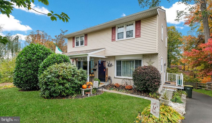 Welcome to 313 Overlook Ave, located in the highly sought-after Upper Moreland School District! This beautiful 4-bedroom, 2-bath Colonial sits on a picturesque lot and features a brand-new roof (2026), offering peace of mind for years to come. Step into the welcoming foyer and into the spacious living room, highlighted by hardwood flooring and abundant natural light. The living room flows seamlessly into the dining area, where sliding glass doors provide easy access to the rear deck. The kitchen offers wood cabinetry, granite countertops, tile flooring, a tiled backsplash, and a black appliance package, creating a functional and inviting space for everyday living. Just off the kitchen is a beautifully updated full bathroom featuring tile flooring and a tiled walk-in shower with a sliding glass door. Continuing through the main level, you'll find a comfortable family room with hardwood floors, large windows, and a ceiling fan. Upstairs, four generously sized bedrooms offer ample closet space and hardwood flooring throughout. The second full bathroom includes a single vanity, tiled walls, and a tub/shower combination. The basement features the laundry area and provides access to the rear-entry garage, which offers substantial storage space. Outside, the property truly shines with its expansive backyard views and a large fenced-in area—ideal for pets, children, outdoor activities, or simply enjoying additional privacy. Combining classic charm, functional living spaces, and a fantastic location, this home presents an exceptional opportunity. Don't miss your chance to make 313 Overlook Ave your new home!