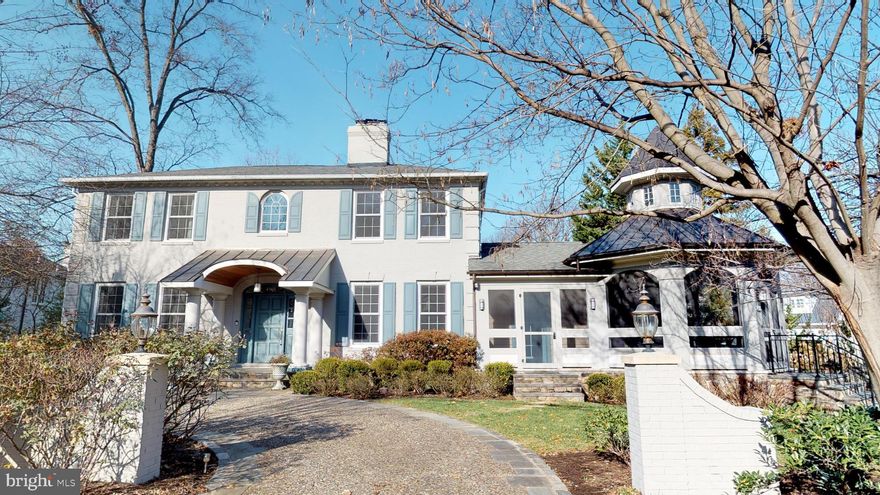 Quiet streets in established Country Club Hills with well kept homes is home to 4515 North 32nd Road. The impressive four pillar entrance welcomes you via a stone circular drive.  This 5 bedroom 4.5 bath Colonial has been tastefully expanded and refurbished creating a floor plan that is perfect for both formal entertaining and relaxed daily living. If you like to cook, the kitchen is a proven winner! The family room with gas fireplace is a cozy spot and the adjacent sun room provides a "hilltop" view of the neighborhood. The formal dining room and living room flank the 2-story main entry foyer. Tucked in a quiet corner of the main floor you will find the home office/library.  On the upper level is the master suite plus 2 additional bedrooms and one bath and one of two laundry rooms. The lower level has many uses! The perfect in-law/au-pair suite all on the garage level with outside access to a private porch/patio. There are 2 bedrooms and a hall bath plus a large game room with wet bar and a large sitting room with a gas fireplace plus a second kitchen and laundry. One of the best features is the Gazebo/screened porch located just off the kitchen. With the extensive landscaping and hard scape, relaxing on the screen porch or dining alfesco on the slate tiered patios is absolutely peaceful and beautiful. This is a one of a kind home showing quality through out and one to come see.  Don't miss it!