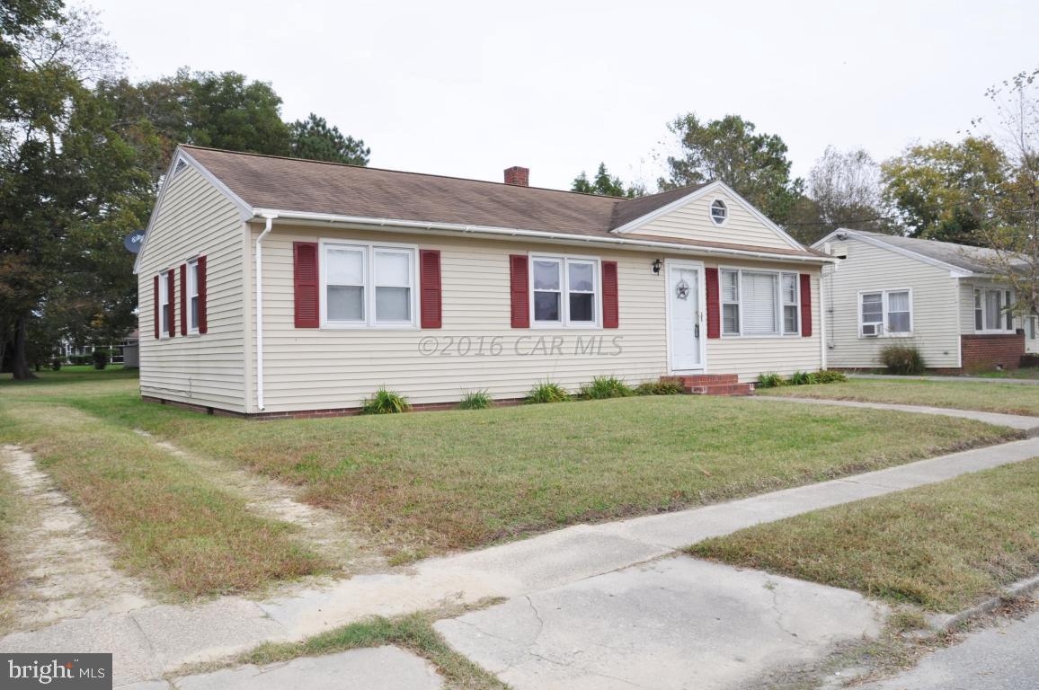 WALK, RIDE OR DRIVE..Either way, schools are close to this 3 bedroom rancher situated on large lot in Pocomoke City. Living room with hardwood floors, Dining Area just off the kitchen and farm fields across the street giving this home a country feel. Just a short distance to downtown, golf course, shopping, medical and the Pocomoke River. Home in ready to move in condition!