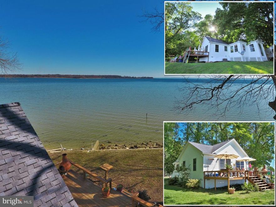 Looking for a waterfront retreat? Look no further! Sunrises are breathtaking, You are able to see waterfront from the entire home. View St. Clements Island from your deck & watch bald eagles dive for fish. P&Z says YES, you can have a pier here! BRAND NEW HVAC system!!  Open kitchen, enclosed side porch is used as a studio. Extra large storage shed out back can hold your kayaks & more!