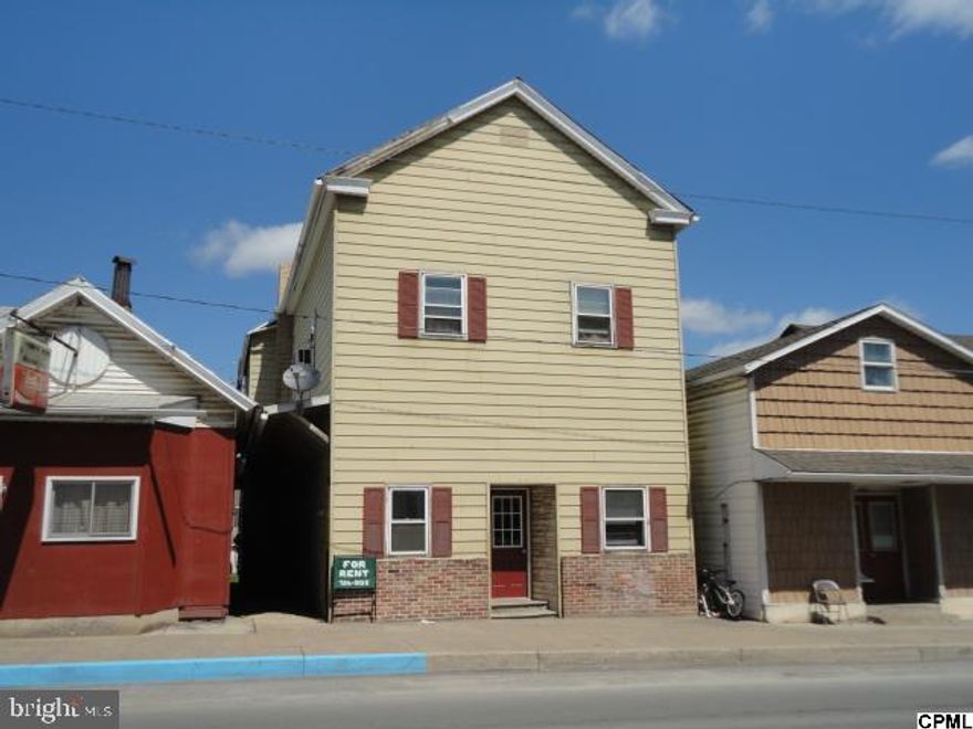3 unit apartment building in Port Royal! Long term tenant on second floor. Landlord pays water/sewer. Tenants pays other utilities. Great opportunity to invest in your future! Owner wants to retire. Seller is licensed PA Associate Broker.