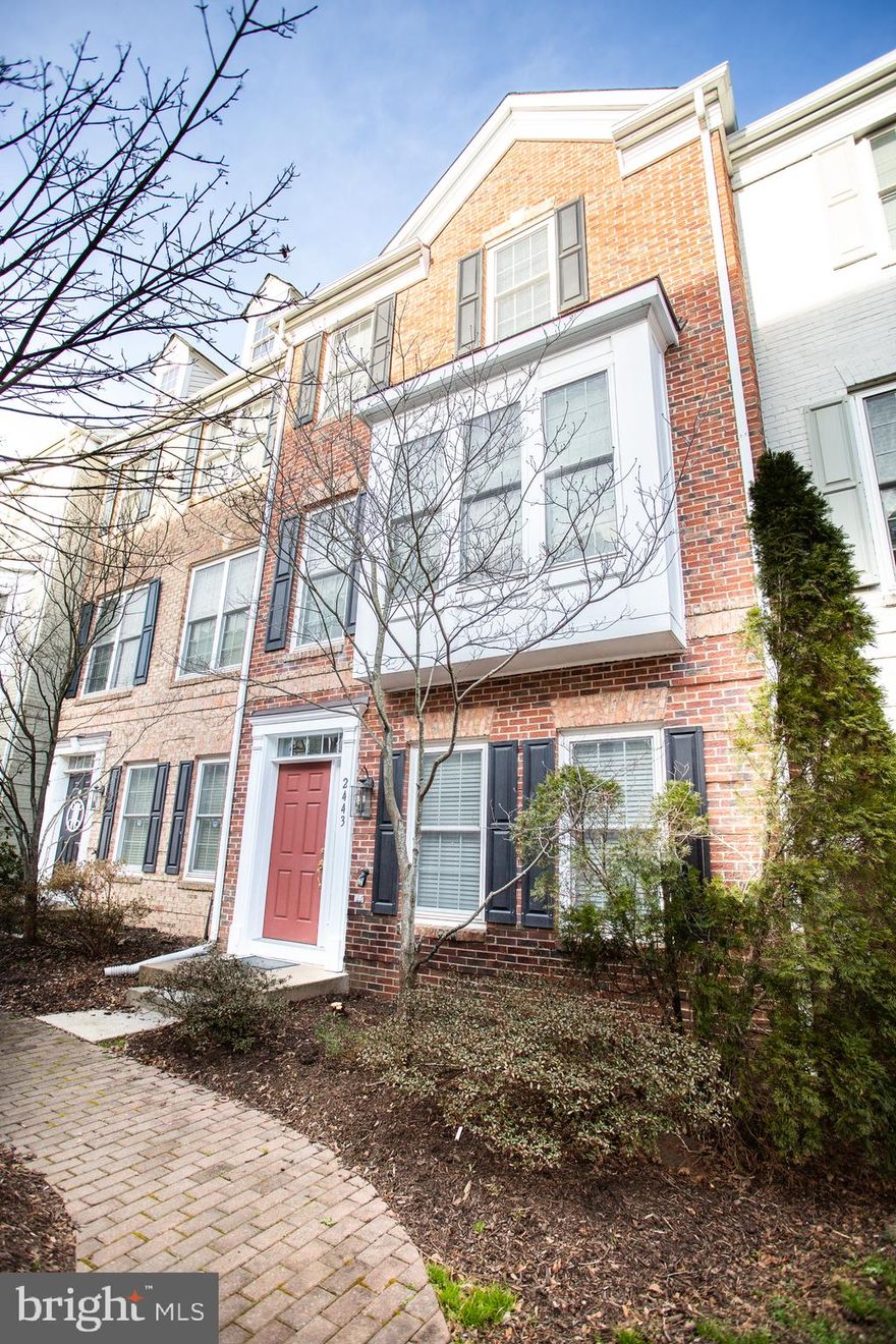 Lovely home in a great location right next to Huntington Station! This 4 bedroom, 3.5 bath, 2-car garage home has been freshly painted and is ready for immediate occupancy. The first floor bedroom has an ensuite bath and the master on the 3rd level features a walk-in closet, plus double sinks & jetted soaking tub in the attached bath. Large windows drench the kitchen in natural light, highlighting cherry cabinets, granite countertops, and stainless steel appliances. Linger over a weekend brunch at a large breakfast table in the kitchen or enjoy a gourmet dinner in the well-appointed dining room. Relax by the fire for a cozy movie night in the large living room. Hardwood floors throughout the main and upper bedroom levels give this townhome a chic feel. This home has all the conveniences you need with a two car garage, large under stairs storage, and laundry on the top level. No pets.