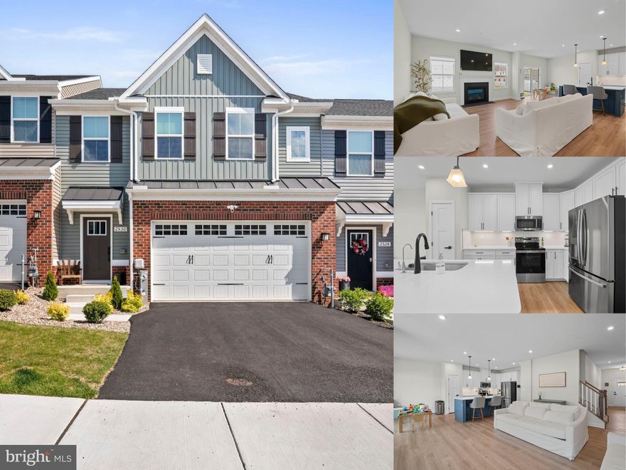 3-bedroom, 3.5-bath Colonial townhome in Bel Air’s James Run offering three finished levels, a fireplace-centered living area, a finished lower level, and an attached two-car garage. The main level features an inviting layout with a spacious living room, dining area, kitchen, convenient half bath, and easy access to the garage, creating a functional flow for everyday living and entertaining. Upstairs, the bedroom level includes a primary bedroom with walk-in closet space and private bath, two additional bedrooms, a full hall bath, and bedroom-level laundry for added convenience. The finished lower level expands the home’s versatility with a large family room, additional finished room, full bath, and storage space, offering room to relax, work, host, or create a separate bonus area. Outside, driveway parking and an attached front-entry garage add everyday practicality. Located in James Run with a Bel Air address, 2530 Chessie Way offers a polished three-level townhome layout with flexible living space and modern convenience.