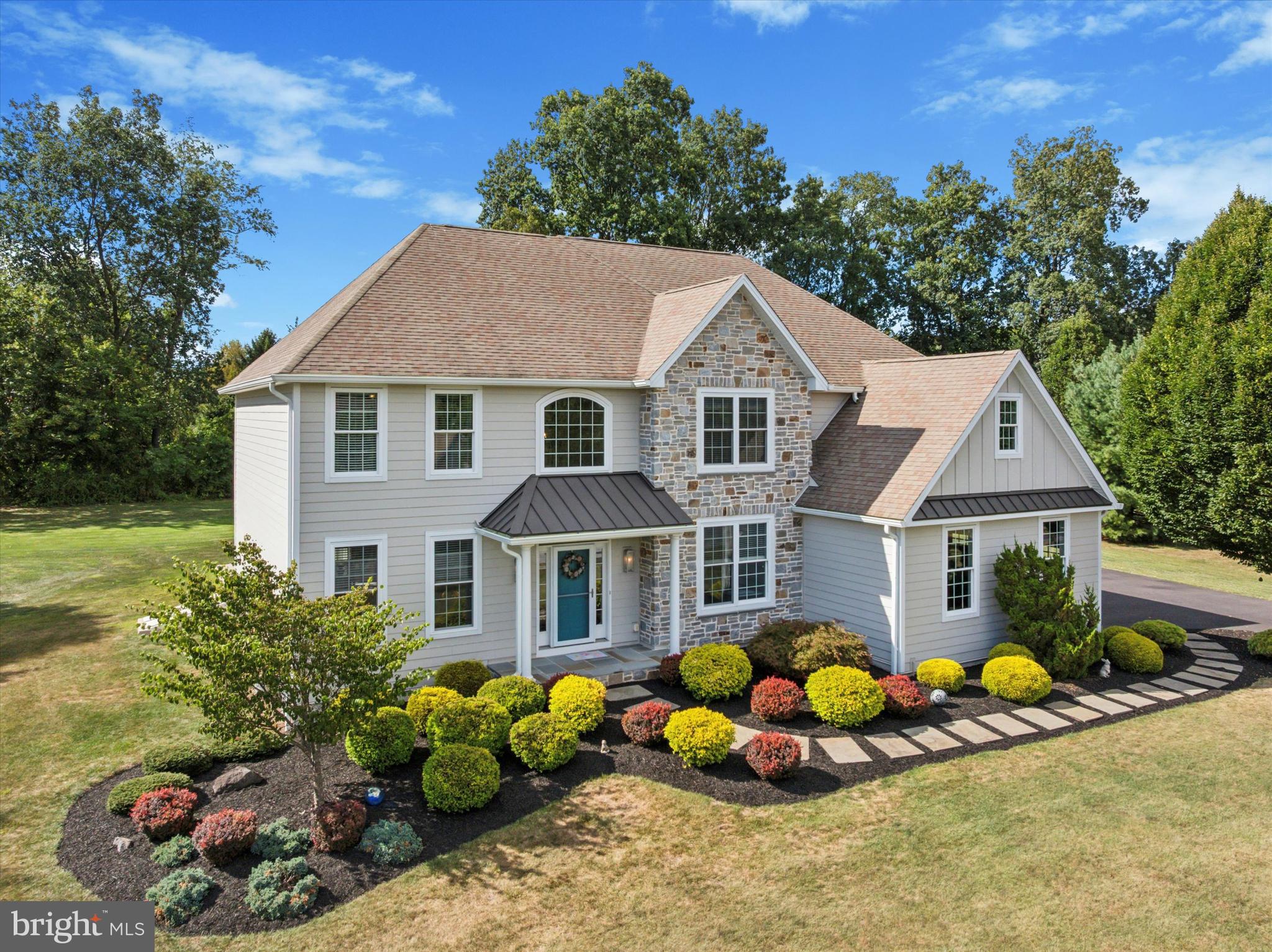 .Welcome to Coventry Meadows a beautiful 18 home neighborhood with one acre lots. Offering a meticulously maintained 4 bedroom. 3.5 bath room home on a premium lot sitting on top of the hill with a large level backyard. The home has wonderful curb appeal.
Walk into the home and you are greeted by a large foyer with a soaring cathedral ceiling. Extras and upgrades abound including the kitchen, master bath, home office and a sunroom. The family room features a cathedral ceiling, gas fireplace surrounded by floor to ceiling synthetic stone veneer. There is also a second staircase in the back of the home which makes the floorplan flow.
The exterior of the home was redone completed in June 2019. That includes Hardy Plank siding, Real stone veneer, soffits, oversized gutters and downspouts and new double hung windows. The windows are under warranty through June 2034, Hardy Plank through June 2029. Also features an oversized 3 car garage.
The basement is partially finished needing only carpet, trim and paint to be completed. There is a full bathroom included. The home is conveniently located 5 minutes from nearby shopping centers while having easy access to major routes