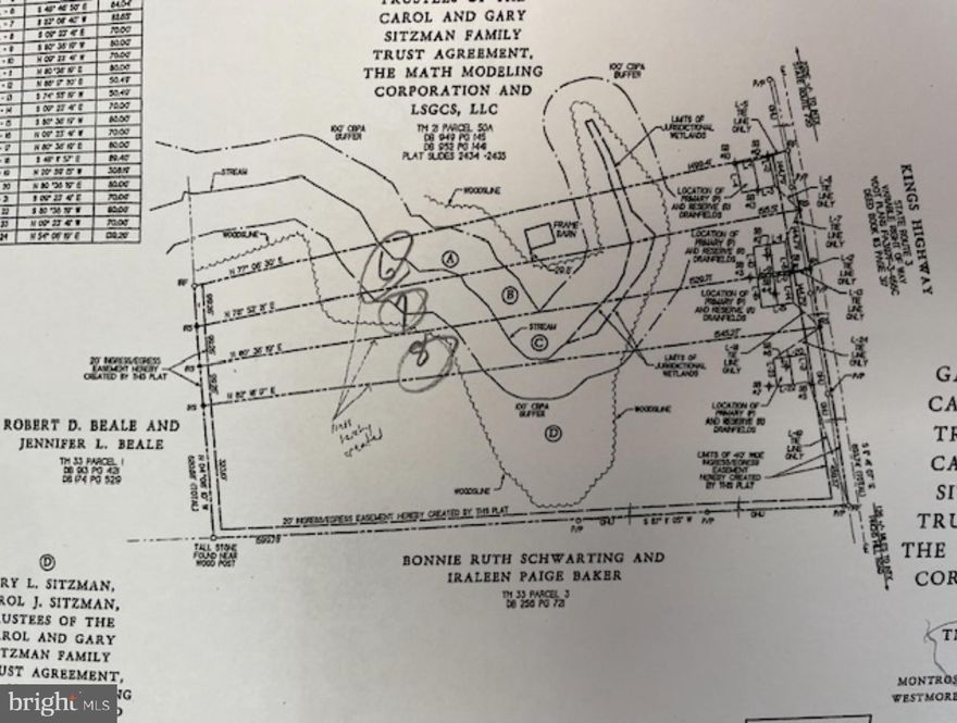 Lot 1A is a prime homesite  part of the original recorded plat and approved by the Health Department for a 4-bedroom conventional septic system. A new entrance provides access to the property. The plat includes a recorded easement along the perimeter of the full 35-acre parcel, including frontage along Route 3 and the fence line. This is a fantastic opportunity to build your dream home in a desirable location. It’s close to 3 national parks within 6 miles, frontage on Kings highway - “Westmoreland’s I95” main drag located between  Potomac and Rappahannock rivers. Buyer will use recorded access easement to build required road from lots to new Rt 3 entrance. Don’t  miss out!