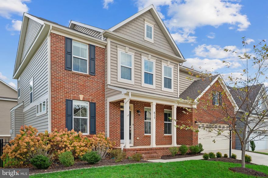 Welcome to this beautifully maintained 2018-built home in the sought after Eastchurch community! This expansive 5-bedroom, 3.5-bath residence offers approximately 3,800 sq ft of living space on a generous 0.19-acre lot (±8,149 sq ft).
Step inside and you’ll immediately appreciate the open floor plan featuring hardwood floors, recessed lighting, and tasteful crown molding. The gourmet kitchen boasts stainless steel appliances, double ovens, a cooktop, a large center island, and upgraded countertops — perfect for everyday living or entertaining guests. 
A spacious family room flows seamlessly to the kitchen, creating a comfortable and cohesive gathering space. You’ll also find a formal dining area, fireplace, and a fully finished lower level providing flexibility for a home office, media room, or play space.
Outside, the property is ready for outdoor enjoyment with a decorative fenced backyard, attractive stone retaining walls, extensive hardscape, and an attached 2-car front entry garage. The five raised garden beds with an irrigation system complete the exterior. 
Located in a vibrant Frederick neighborhood with convenient access to shopping, dining and recreation, this home provides modern comfort and style without compromising on location. With its recent construction, thoughtful design and excellent condition, it’s an opportunity not to be missed.
Don’t wait — schedule a showing today and make 815 Holden Rd your next address!