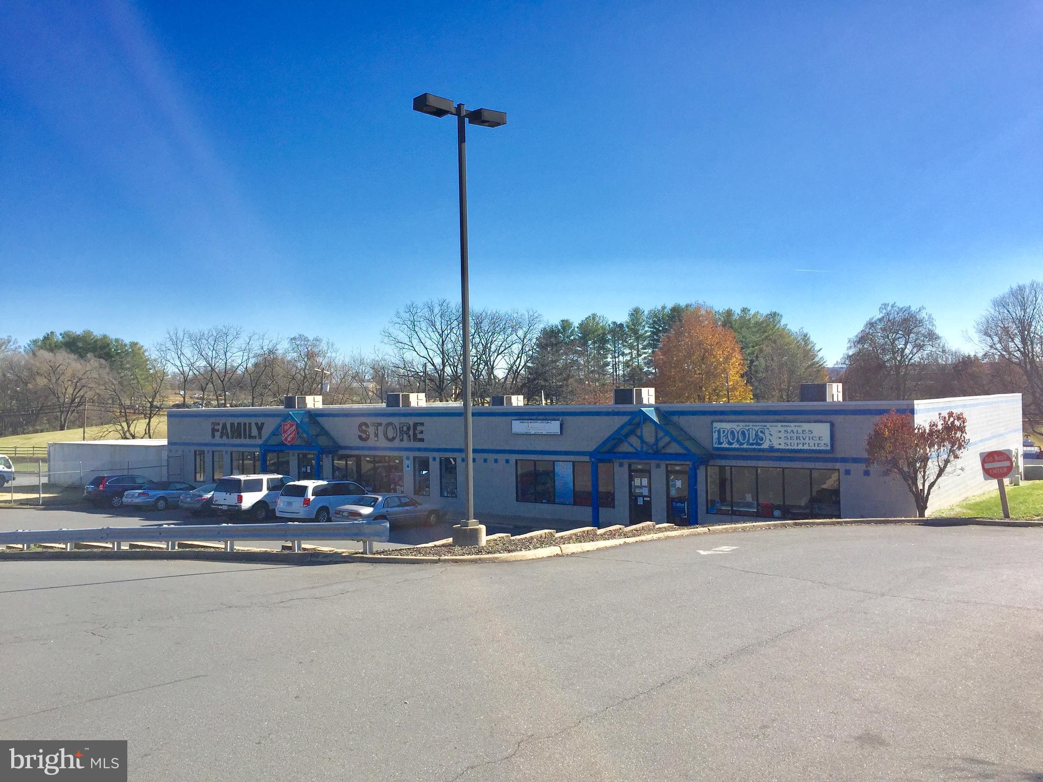 PRIME LOCATION IN CULPEPER! FULLY OCCUPIED! Good visibility and road frontage. High traffic counts, Ample parking. All units built out for retail and occupied. Owner will lease back end space, long-term lease. Contact lister directly for showing.