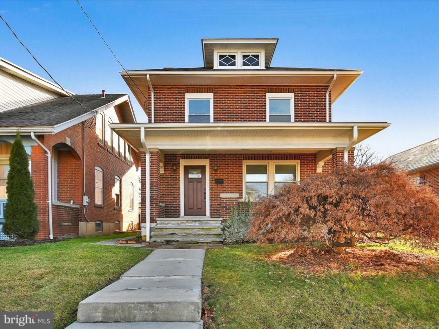 This 3 bed 2 full bath home is stunning! Renovated from top to bottom, this stately all brick home offers a host of new upgrades. The open and modern layout on the main floor is sure to impress and offers to be the enterainment hub of the house. There is also a detached two car garage and additional parking in the rear. All this found in a fantastic and quiet neighborhood. New Centrail Air, siding soffit and gutters, a newer roof, kitchen and baths, all new windows and flooring.  All you have to do is move in!