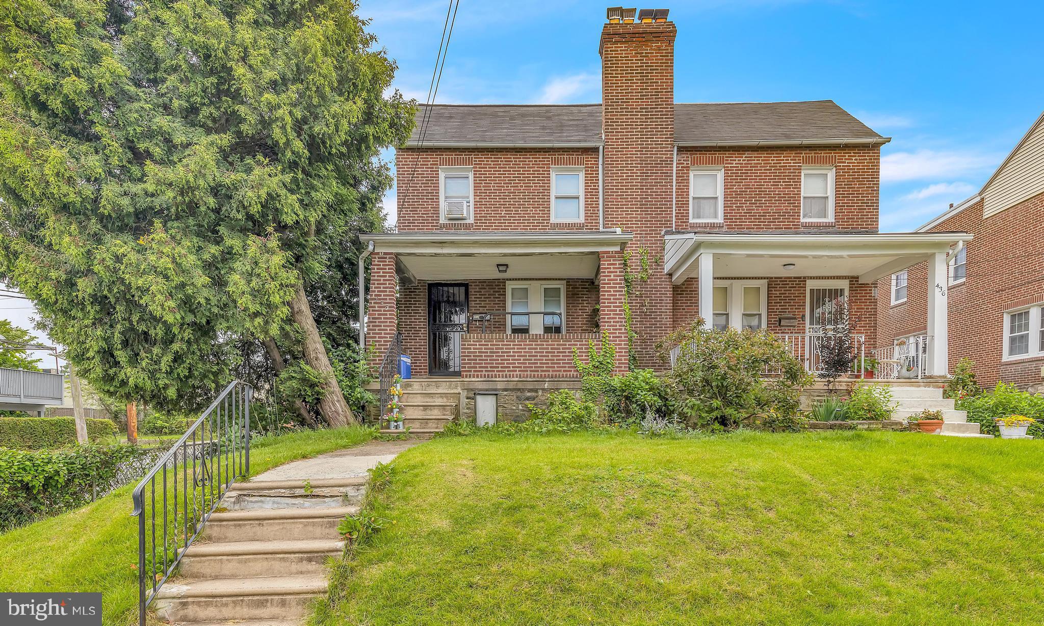 This solid brick twin is currently rented but would also be perfect for an owner occupant. 4 beds, 2.5 baths, updated kitchen with plenty of cabinets and a sunny breakfast area. Roomy living room with fireplace leads to the full dining room. Second floor offers Owner’s suite with hardwood floors & full bath. The second level is completed by a hall bath and 2 additional bedrooms. Finished basement offers a 4th bedroom, half bath, egress to back of the house and one car garage. Easily accessible to Philadelphia and nestled on a quiet tree lined street.