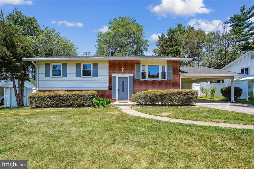 Welcome to this exquisite split-foyer home, meticulously renovated and perfectly positioned just minutes from the beltway. This residence offers the ideal blend of modern luxury and functional design, creating a truly turnkey experience.

In 2022, the home underwent a complete interior renovation, ensuring that every detail meets the highest standards of contemporary living.

Stepping inside, you are greeted by gleaming Brazilian hardwood floors that span the main level, instantly conveying a sense of elegance. The open and airy main floor is enhanced by tasteful chair molding and lighted crown molding, adding a sophisticated touch to the living space. Recessed lighting throughout the home ensures a bright and welcoming atmosphere.

The heart of this home is the gourmet kitchen, a space that has been thoughtfully designed with quartz countertops, a custom tile backsplash, and stainless steel appliances. The extended sink and under-cabinet lighting not only elevate the aesthetic but also enhance functionality for culinary enthusiasts. Adjacent to the kitchen, the sunroom is a luminous retreat, flooded with natural light from skylights and multiple sliding glass doors. This room seamlessly connects to the private backyard, offering a perfect blend of indoor and outdoor living.

The main level features three generously sized bedrooms, including a primary bedroom that exudes comfort and style with its fully renovated en-suite bathroom. The two additional bedrooms on this floor are equally impressive in size, providing ample space and sharing a beautifully updated full bath.

The lower level of the home continues to impress with a spacious rec room that can be adapted to suit any need, whether it's for entertainment, relaxation, or additional living space. The fourth bedroom on this level provides comfort and privacy, making it ideal for guests or family members. Additionally, a bonus room presents a multitude of possibilities—it can be used as a fifth bedroom, a home office, or a personal gym. This room's direct access to the backyard enhances its appeal. Completing the lower level is a third full bathroom, also renovated, and a well-appointed laundry room with new washer and dryer units, complemented by a utility sink. A sizable storage room provides practical space for your organizational needs.

Recent upgrades to the home include a brand-new roof, skylights, and oversized gutters installed in 2024, which not only enhance the home's exterior but also ensure peace of mind with long-term durability and efficiency. Outside, the backyard is enclosed in privacy vinyl fencing, creating a serene oasis perfect for relaxation or gatherings. The sunroom's access to the patio area makes it an ideal spot for grilling or enjoying a firepit.

The carport has been updated with two new skylights, enhancing its functionality and aesthetic appeal. It also includes two convenient storage rooms, adding valuable utility space.

This home stands out with its combination of modern updates and thoughtful design. With no HOA fees, it provides exceptional value and freedom. Located just minutes from the beltway, it offers both convenience and tranquility in a desirable setting.

Don’t miss the opportunity to make this beautifully updated, move-in ready home your own. Schedule a private showing and experience all that this stunning property has to offer!