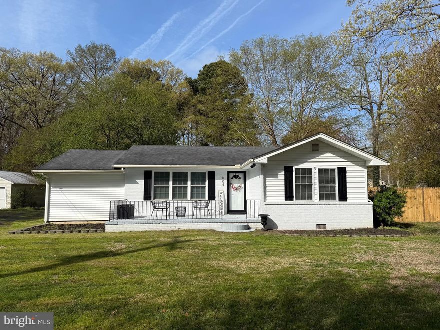 Charming and thoughtfully updated rancher in the heart of Grasonville! This adorable home features an open-concept living and dining area with vaulted ceilings, creating a bright and airy feel throughout. The updated kitchen offers granite countertops, stainless steel appliances, and overlooks a spacious, fully fenced backyard—perfect for entertaining, pets, or relaxing evenings outdoors.

Enjoy easy one-level living with two generously sized bedrooms, a full bath, and an additional half bath conveniently located off the kitchen. Home offers a full Reverse Osmosis system.  Ideally situated close to shopping, dining, and major commuter routes (less than 15 minutes to the Bay Bridge), this home also offers a lifestyle bonus—walkable access to Cabin Creek Public Landing, perfect for fishing, kayaking, or paddleboarding.

A wonderful opportunity for comfortable living in a great location!