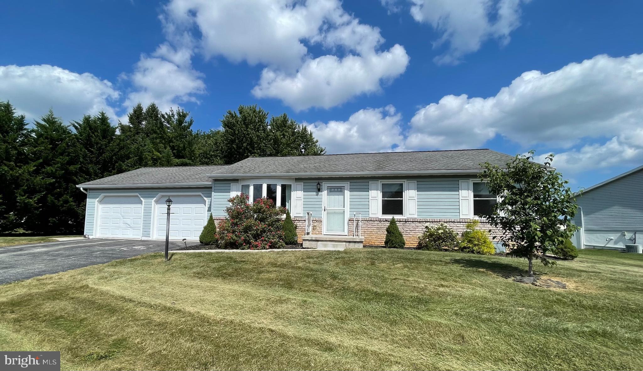 Charming Upgraded Rancher in Conewago Valley School District. Discover this inviting 3 bedroom, 1 bath rancher nestled in the heart of Adams County. Recently enhanced with tasteful upgrades, this home offers modern comfort while maintaining its classic appeal. The bright, open living area flows seamlessly into a beautiful updated kitchen with new stainless steel appliances, perfect for cooking and entertaining. New flooring throughout the entire home, updated vanity cabinet in the bathroom, new sump pump, new french door off the dining area that leads to the recently installed wood deck, great for those outdoor bar-b-que's. For your convenience, the seller recently added a gas line for your grilling needs. Accessibility is a highlight, with 32 "+ wide doors, main floor laundry with new washer and dryer. The oversized two car garage provides abundant space for vehicles, storage, or hobbies in the additional storage area. Outside enjoy a spacious yard ideal for relaxing, gardening, or play. Conveniently located near schools, parks, and commuter routes, this home blends comfort, functionality and location. Call today to schedule your tour!