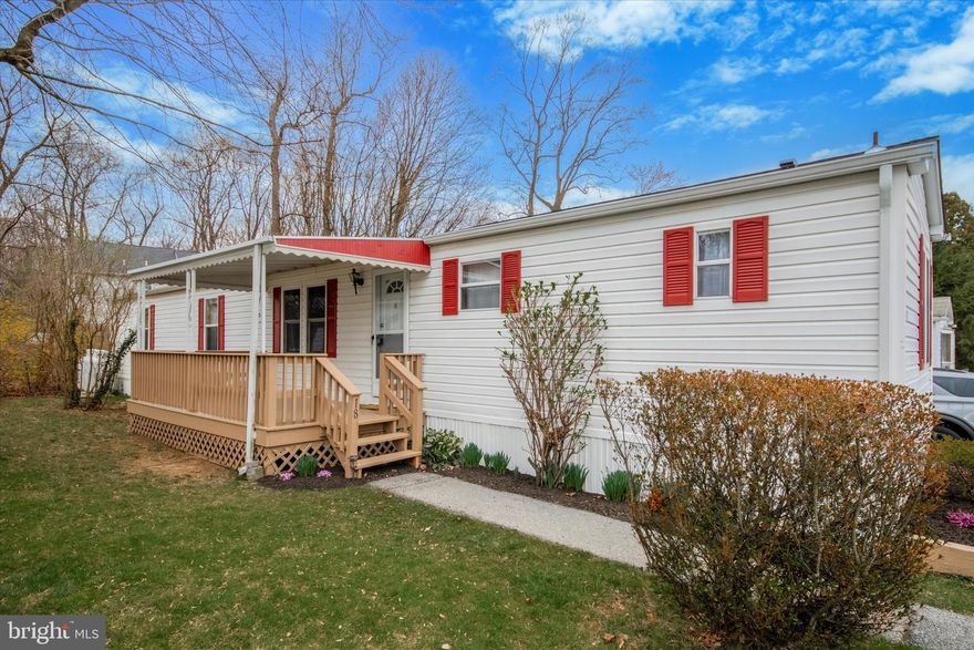 Introducing to the market a 3 bedroom, 2 full baths, home within the Ramblewood Mobile Home Park, Lot 18 in Downingtown. Enter in from the awning covered deck and into the light filled, spacious living room. The living room is an open concept with vinyl plank flooring into the kitchen. Plenty of counter space and a pantry closet. The laundry room is off of the kitchen with exterior access and shelving for additional storage needs. The primary bedroom with en-suite bathroom also has a walk-in closet. Hall bathroom, linen closet, and 2 additional bedrooms complete the home. This home also has central air for the upcoming summer months and a new roof (2022)! Outside you will find a shed that can be used to store lawn equipment or storage. Lot rent is $580.00 (if paid by the 5th $555.00) and includes Trash. The water and sewer bills are monthly charges from the management company based on usage. Close to all that Downingtown has to offer, shopping, dining, access to major highways and school district. Don’t miss this easy living option for your new home!