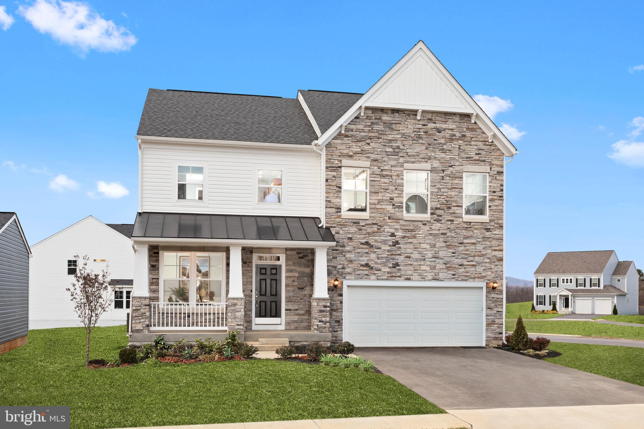 **UP TO $12,500 CLOSING COST ASSISTANCE AVAILABLE ON SELECT HOMES, FOR PRIMARY RESIDENCE WITH USE OF APPROVED LENDER AND TITLE!** ATTACHED 2 CAR GARAGE INCLUDED!!! Live the Huntfield lifestyle in Charles Town's largest planned community ideally situated along the rolling hills of the Blue Ridge Mountains! Welcome to the Bridgeport II, a place where style meets functionality! Crossing the threshold, you'll find an open concept layout that includes a bright gathering room with an optional fireplace, a spacious kitchen with a large island and walk-in pantry, a mudroom, a powder room, and a flex room or main level bedroom. Moving upstairs, you'll discover a private primary suite that comes with a sizable walk-in closet and luxurious bathroom featuring a dual sink vanity, a large tub, and a walk-in shower. Beyond the primary suite, you will find additional bedrooms, a hall bathroom, and a laundry room on the second level. *Photos may not be of actual home. Photos may be of similar home/floorplan if home is under construction or if this is a base price listing.