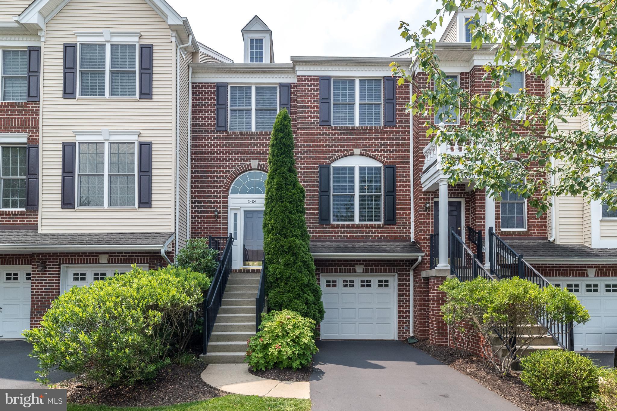 Welcome to 2484 N Whittmore St—a delightful gem making its debut on the market! Located in the coveted Arbor Point neighborhood of Buckingham Township, this townhome offers 2,124 square feet of living space across two main levels, highlighting three spacious bedrooms and two and a half well-appointed bathrooms. Built by Toll Brothers in 2004, this home combines elegance and functionality, promising a maintenance-free lifestyle enriched by a community full of amenities.
As you enter the home, off the foyer is a versatile open-concept living space, which seamlessly leads into the kitchen and family room, creating a perfect flow for entertaining and everyday living. The eat-in kitchen features beautiful granite countertops and updated appliances from 2020, making it the perfect space for culinary creations and casual dining. The main level is further enhanced by stunning hardwood floors and a cozy wood-burning fireplace, ideal for warm gatherings. Step outside to your private back patio, a serene escape perfect for morning coffee or evening relaxation. A well-appointed powder room rounds out the first level, perfect for guests.
Heading upstairs, you’ll find three bedrooms and two full bathrooms. The primary bedroom is spacious, offering a large closet and a luxurious full bathroom complete with double sinks, a soaking tub, and a stall shower. Bedrooms 2 and 3 are similar in size, feature adequate closet space, and share the hall bath. This level is complete with a convenient laundry room equipped with ample storage.
Adding even more versatility, the finished lower level provides bonus space suitable for various uses, from a home office to a recreation room. This level includes ample storage space with a convenient laundry sink and provides access to a one-car garage with additional storage room.
Residents enjoy luxury amenities, including a clubhouse with a fitness center, a community pool for summer relaxation, and a playground for recreational fun. This home is just minutes from Doylestown Boro, offering proximity to all your shopping needs, great restaurants, and easy access in and out of the area via Routes 611, 263, 202, and 313. Additionally, it is situated within the award-winning Central Bucks School District.
Walkable to Bridge Valley Elementary school.
Meticulously maintained and cherished by its original owner, this home is now ready for you to create new memories!