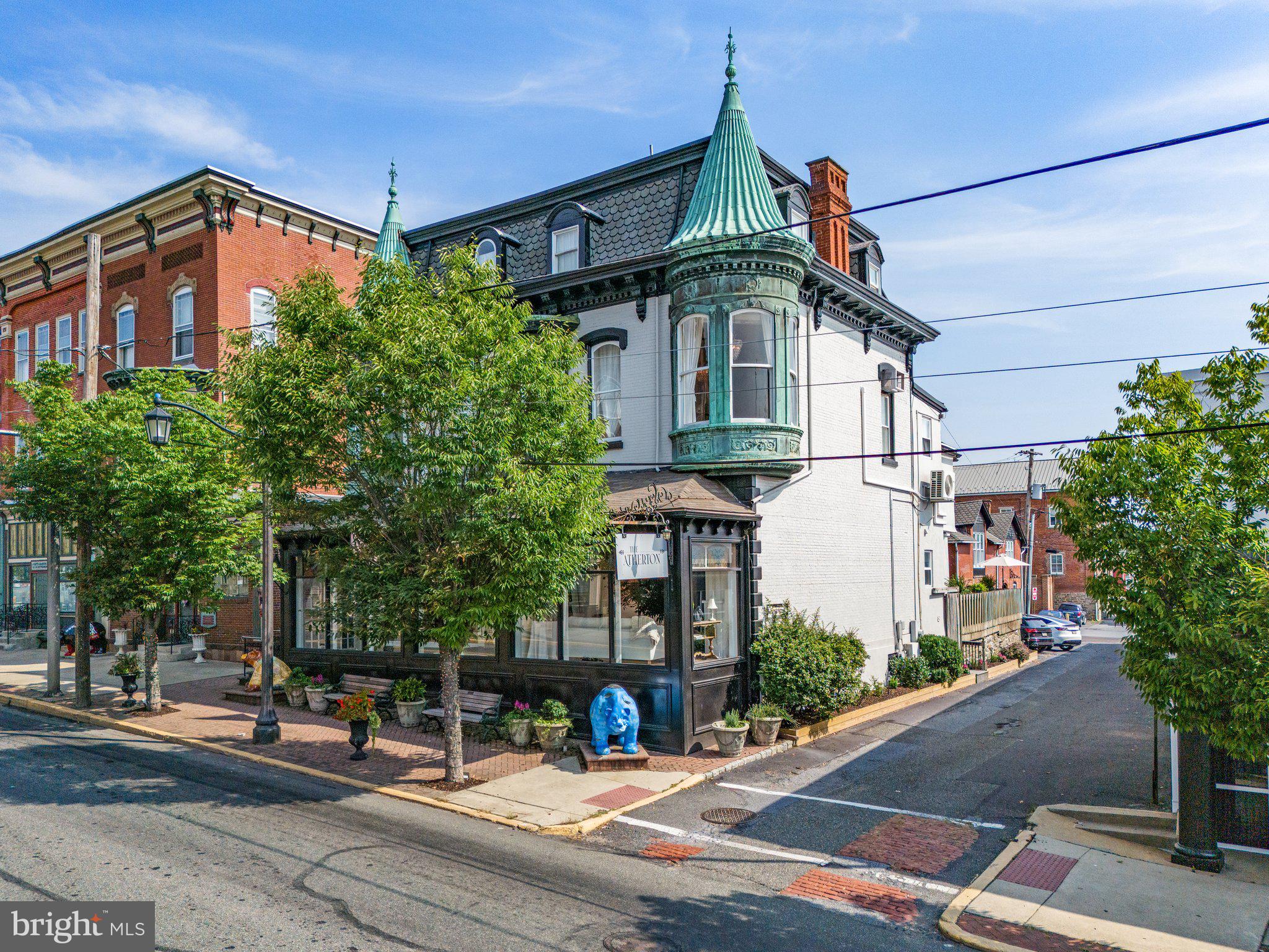 Circa 1865 Bed and Breakfast! Originally built by the Boyer Family, this mansion was transitioned into a warm and welcoming B&B with nine units plus a Carriage house with a first floor office rental and flex space for the B&B on the lower level and a spacious one bedroom apartment on the upper level. The twin turrets, majestic entry to the central hall, beautiful staircase, spacious common area to the side deck and lavish gardens sets this property apart. Each of the guest rooms contain a private bath plus many with sitting areas with lots of natural light. Recent renovations include the expansion of the common meeting areas and updates include interior and exterior painting, and new furnishings, all while maintaining the warmth and character of this stately property. This property is being offered as a turn-key business and includes the real estate, business and furnishings. Tourism continues to expand rapidly in the downtown and is within walking distances to the award wining Historic Colebrookdale Railroad, Boyertown Antique Car Museum and the General Spatz Museum, just to name a few. Make your dreams a reality by owning one of the most iconic and photographed property in the Boyertown Area!
