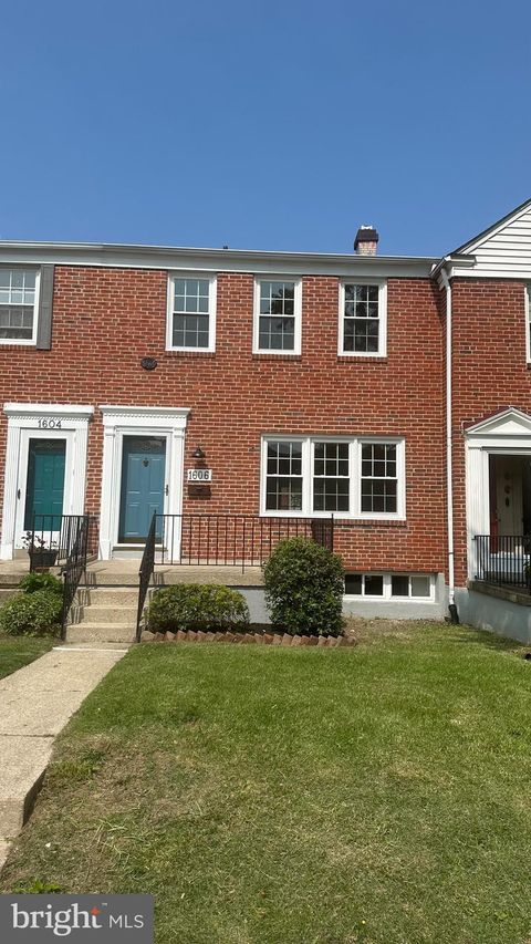 1606 FELDBROOK ROAD BALTIMORE MD 21286
