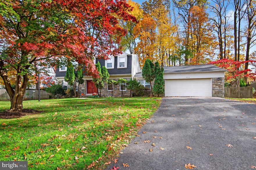 Spacious Ramblewood home located on a cul de sac. Beautifully renovated with new hardwood flooring throughout and a fully finished lower level. Enter into a spacious foyer. Formal living room and dining room, main floor half bath, office, kitchen, great room and bonus sunroom. The sunroom overlooks a  deck, patio and a landscaped private yard. Four bedrooms and two fully renovated bathrooms on upper level. Primary bedroom includes two walk in closets and a sitting room. Fully finished lower level with additional bedroom, bath, recreation room, and laundry. Bonus two car garage with space for cars and storage.