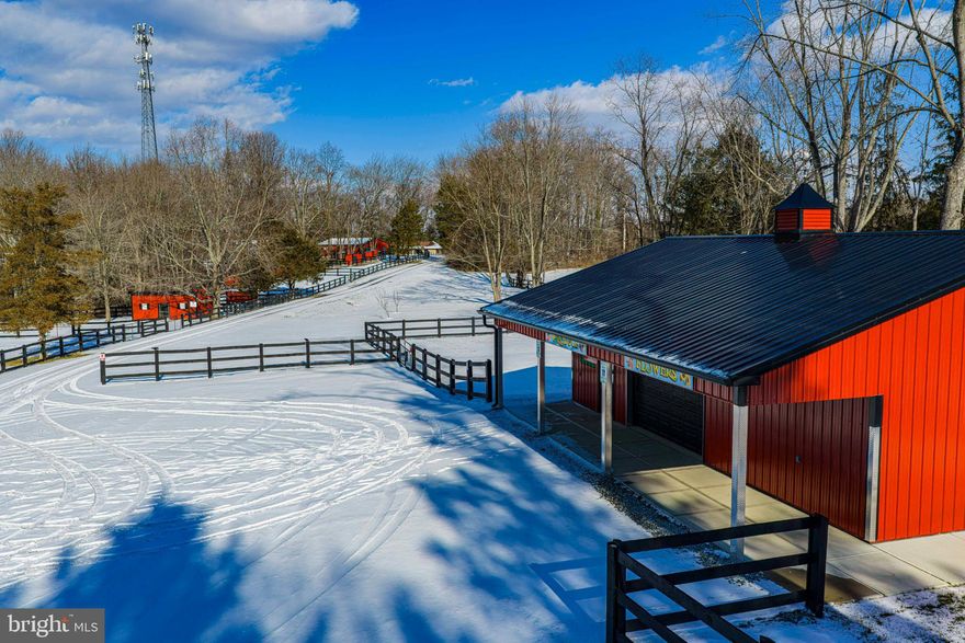 Fabulous opportunity to own the beautiful Sunny Dreams Farm, just minutes to the town of Bel Air with 21+ acres! The very popular new 40'x30' Farm Stand built in 2025, grossed almost $300K in 2025!

The farm is perfect for horses or other farm animals, with approximately 5 acres of fenced pasture, 10 run-in sheds and stables, a great barn with stall and pens, with numerous upgrades.

The property features a 2440 sq. ft. Rancher with an open floor plan with 3 bedrooms, 2.5 baths, spacious living & dining room, kitchen w/double ovens, Island and large pantry.

You'll have your own private pavilion with large walk-in cooler, a beautiful pond for fishing, and a private wooded area for hunting, walking, dirt bikes! There is also a large open ¾ acre storage area for equipment at the rear of the property.

There are two Greenhouses on the property. The new 96'x30' Greenhouse was constructed in 2025!

The large barn features new sheathing, gutters, windows, painted roof, exterior door, 200 amp electric upgrade, new plumbing, sink, insulation, fans & cameras. The barn includes pens, stalls, and a medical room. 

There is an updated 1300 sq ft apartment on the main level of the two-story barn for family members. The large unfinished upper level is ready for your projects!

In addition, there is a 40'x40' two bay mechanics garage with room for 6 cars that features a new 8” concrete floor, new sheathing, gutters, insulation, lighting and updated electric.

All outbuildings have new sheathing and are being sold “AS IS”.

One building right conveys with property.

The Cell Tower pays approx. $2100 of the real estate taxes and provides income of approx. $10,500/year.  There is a Cell tower owner easement onto the property allowing for repairs and maintenance.

The current owners have made an incredible number of updates and upgrades to this property. Please see Special Features Document included in the listing for a comprehensive list of what has been completed in the last few years.

Don't miss this one-of-a-kind opportunity!