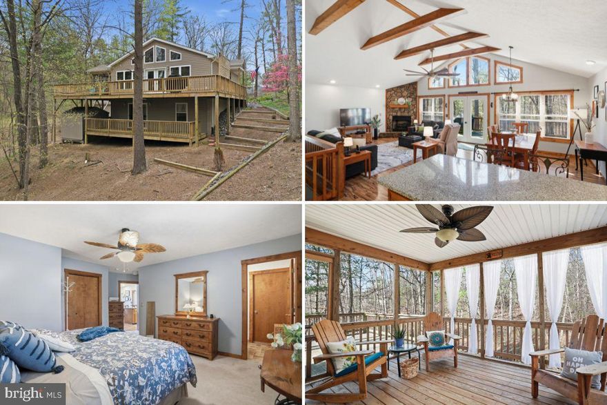 Beautifully updated ranch home located in the highly sought-after Bryce Mountain Resort community, offering the perfect blend of full-time living, weekend retreat, or investment opportunity.

Designed for main-level living, the home features a bright living room, updated kitchen with granite countertops and newer appliances (2021), and a spacious primary suite with private full bath. A convenient half bath completes the main level.

The finished lower level offers two additional bedrooms, a full bathroom, and a second living area—ideal for guests, extended stays, or creating a private retreat space.

Recent updates provide peace of mind, including a new roof and HVAC (2021) and water heater (2024), along with a conditioned crawlspace for added efficiency and storage.

Enjoy the outdoors with a screened porch, deck ready for a hot tub, and a workshop with electricity, plus an additional storage shed.

Located just minutes from Bryce Resort, known for its year-round activities including skiing, golfing, mountain biking, and more, this property offers strong appeal as a full-time residence, second home, or getaway.

*** freshly power washed ***