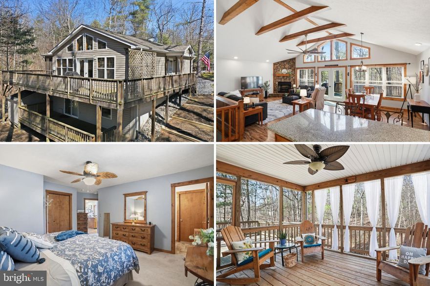 Beautifully updated ranch home located in the highly sought-after Bryce Mountain Resort community, offering the perfect blend of full-time living, weekend retreat, or investment opportunity.

Designed for main-level living, the home features a bright living room, updated kitchen with granite countertops and newer appliances (2021), and a spacious primary suite with private full bath. A convenient half bath completes the main level.

The finished lower level offers two additional bedrooms, a full bathroom, and a second living area—ideal for guests, extended stays, or creating a private retreat space.

Recent updates provide peace of mind, including a new roof and HVAC (2021) and water heater (2024), along with a conditioned crawlspace for added efficiency and storage.

Enjoy the outdoors with a screened porch, deck ready for a hot tub, and a workshop with electricity, plus an additional storage shed.

Located just minutes from Bryce Resort, known for its year-round activities including skiing, golfing, mountain biking, and more, this property offers strong appeal as a full-time residence, second home, or getaway.