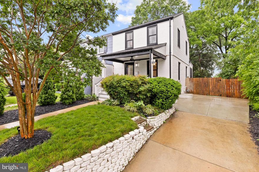 Fully renovated, steps to Metro, and one of the best backyards in Jefferson Manor. Welcome to 2711 Fort Dr—a 3-bedroom, 2.5-bath semi-detached gem just three blocks from the Huntington Metro. This home was taken down to the studs and rebuilt in 2020 by Washington Development Company with no detail overlooked.

From the moment you arrive, the charm is undeniable—an end unit with its own driveway, a front yard, a welcoming porch, and a backyard setup you’ll want to show off. Inside, contemporary finishes and thoughtful design create a welcoming atmosphere: hardwood floors throughout, open-concept living, and a rear addition that houses a chef’s dream kitchen with real wood cabinetry, quartz counters, and Samsung stainless steel appliances.

In 2020, the home underwent a comprehensive renovation that extended well beyond aesthetics—featuring new windows, high-efficiency HVAC and ductwork, a new water heater, updated plumbing and electrical systems (with EV charger wiring), and modern LED lighting.

The primary suite has a large closet and spa-like bath, while the fully finished basement (with full bath) is perfect for guests or that much-needed bonus space. And let’s not forget the custom-designed backyard—ideal for grilling, fire pits, and laid-back evenings in your private outdoor retreat.

You’re minutes to 495, Old Town, and the airport, and walking distance to local shops, restaurants, and the Metro. Jefferson Manor is a tight-knit community with neighborhood events year-round. This one’s got it all—location, style, and a backyard that seals the deal.