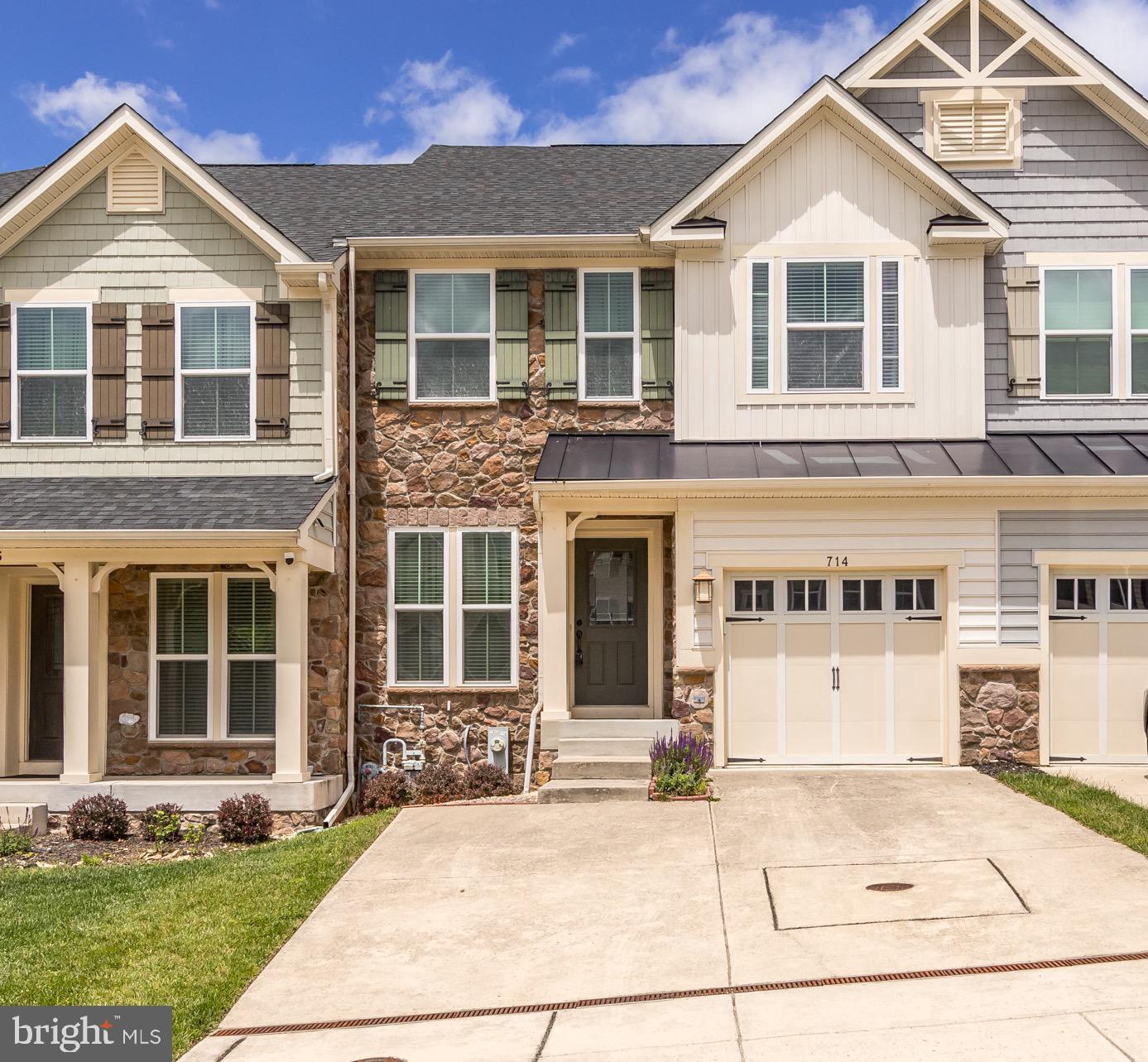 MOVE IN READY!!! 3 Bedroom 3.5 Bath Townhome With a 1 Car Attached Garage in Bel Air's Magness Mill. Home Shows Like A Model. Walk in and feel right at home with a large living room with Hardwood Floors And Crown Molding throughout. Next you'll find a large Eat-In Gourmet Kitchen that flows to a spacious family room with a fireplace that will heat the floor on those cold winter nights. Easy access to an TREX Deck with views of The Rear Yard And Trees. ALL PERFECT FOR ENTERTAINING!!!! Upper Level Features a Spacious Master Suite with a Walk-In Closet!!! Bedrooms 2 and 3 are really nice sized and live larger than you would expect. Upper level Washer and Dryer with a Utility Sink to add convenience. Finished Lower Level Offers a huge Recreation Room, unfinished area for storage, and a full bathroom. Magness Mill offers an unmatched central location, minutes to the areas top dining, shopping and entertainment hotspots!