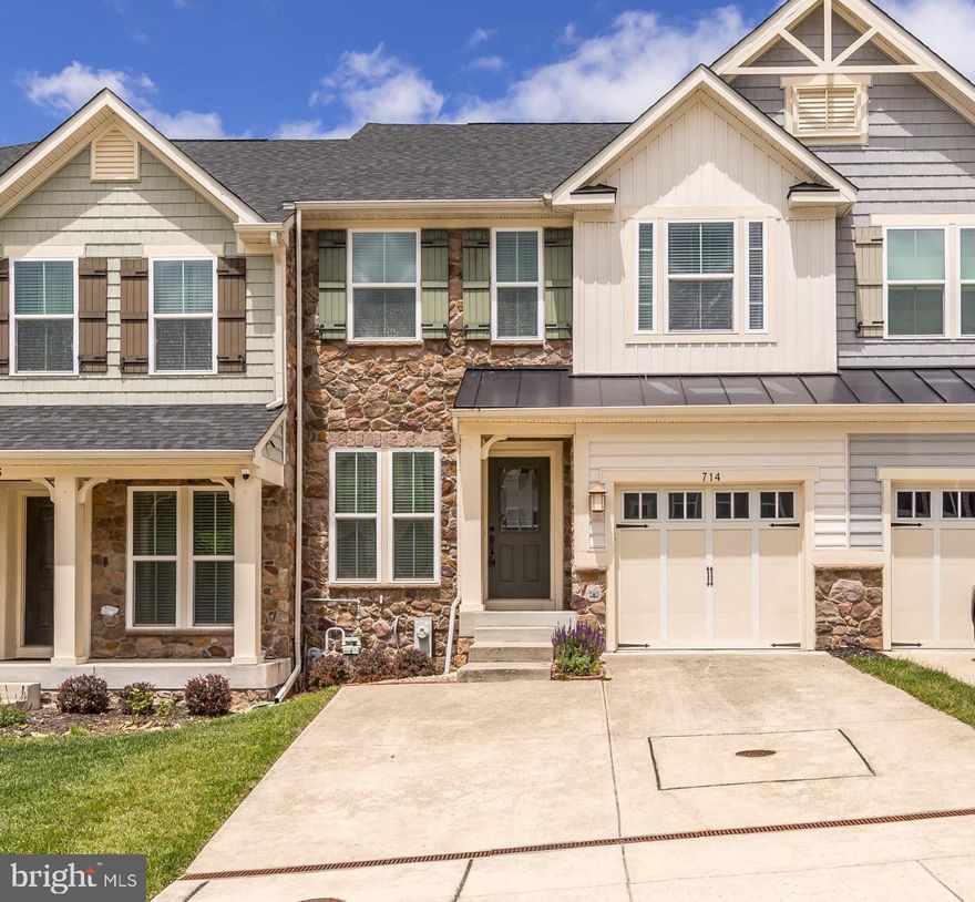 MOVE IN READY!!!  3 Bedroom 3.5 Bath Townhome With a 1 Car Attached Garage in Bel Air's Magness Mill. Home Shows Like A Model. Walk in and feel right at home with a large living room with Hardwood Floors And Crown Molding throughout. Next you'll find a large Eat-In Gourmet Kitchen that flows to a spacious family room with a fireplace that will heat the floor on those cold winter nights. Easy access to an TREX Deck with views of The Rear Yard And Trees. ALL PERFECT FOR ENTERTAINING!!!! Upper Level Features a Spacious Master Suite with a Walk-In Closet!!! Bedrooms 2 and 3 are really nice sized and live larger than you would expect. Upper level Washer and Dryer with a Utility Sink to add convenience. Finished Lower Level Offers a huge Recreation Room, unfinished area for storage, and a full bathroom. Magness Mill offers an unmatched central location, minutes to the areas top dining, shopping and entertainment hotspots!