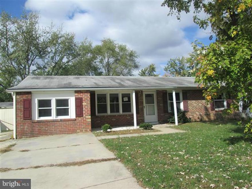 Cute Rancher in Carrington offers three bedrooms and one bath. Garage was converted to family room. French doors off dining room to huge patio and fenced rear yard with shed. Covered front porch and driveway for off street parking. Agents this is a HUD home for sale please view full listing and documents uploaded on this MLS for important contract information. Very easy process.
