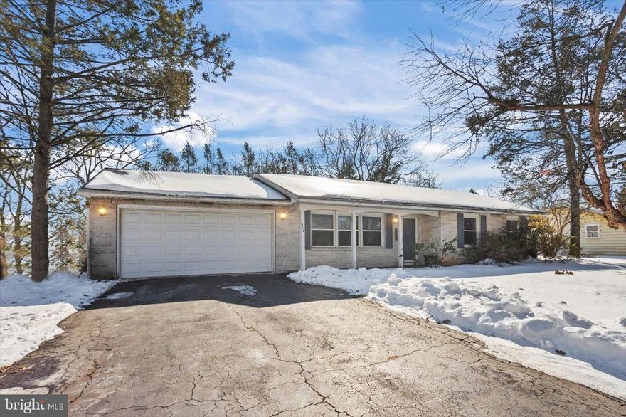 Nestled in the heart of Derry Township, this charming ranch-style home offers a perfect blend of comfort and community. With 1,324 square feet of thoughtfully designed living space, this residence features three cozy bedrooms and a welcoming living area highlighted by a warm wood-burning fireplace-ideal for creating lasting memories with loved ones. The partially finished basement provides additional space for recreation and entertainment, while the attached garage and driveway ensure convenience for your daily routines. Step outside to enjoy the expansive 0.38-acre lot, perfect for outdoor gatherings or simply soaking in the tranquility of your surroundings. 

This home is situated in a vibrant neighborhood that boasts easy access to local parks, where you can enjoy leisurely strolls or weekend picnics. Public transportation options are just a short distance away, making commuting a breeze. Hershey is known for its friendly atmosphere and community spirit, with various local events and activities that bring neighbors together. Whether you're exploring nearby shops or enjoying the natural beauty of local parks, this area offers a lifestyle that feels like home. Experience the warmth and charm of this delightful property, where comfort meets community. Your new beginning awaits!