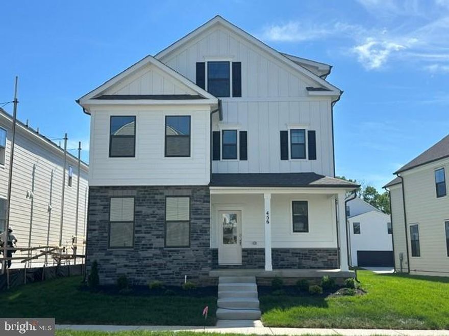 Quick Move-In! 5BR/5.5BA Neo-Traditional in Renn Quarter – 3,646 Sq. Don’t miss this rare quick move-in opportunity in the sought-after Renn Quarter community by D.R. Horton, just one mile from historic Downtown Frederick! This spacious 5-bedroom, 5.5-bathroom neo-traditional home offers 3,646 finished square feet, including a finished basement and a finished fourth-level loft, along with a two-car garage and private side yard. Inside, the open-concept main level is perfect for both everyday living and entertaining. Enjoy a designer kitchen with quartz countertops, stainless steel appliances, soft-close cabinetry, and a large center island—all included. Wide plank flooring, elegant lighting, and abundant windows make the space feel bright and welcoming. The upper levels include a luxurious primary suite with a spa-style en-suite bath and walk-in closet, generously sized secondary bedrooms (each with access to a full bath), and a bonus fourth-floor loft perfect for a home office, guest suite, or playroom. The finished basement offers even more flexible space for a rec room, gym, or theater area. Located within the growing Renn Quarter community, homeowners will enjoy resort-style amenities including a future pool, a dog park, tot lots, and scenic walking trails that will eventually connect directly to Downtown Frederick. Once complete, the community will also feature 20+ commercial spaces for shopping, dining, and local services. Move-in ready by the end of September Ask about special builder incentives available for a limited time. Schedule your tour today and experience comfort, convenience, and community living—all in one incredible location!