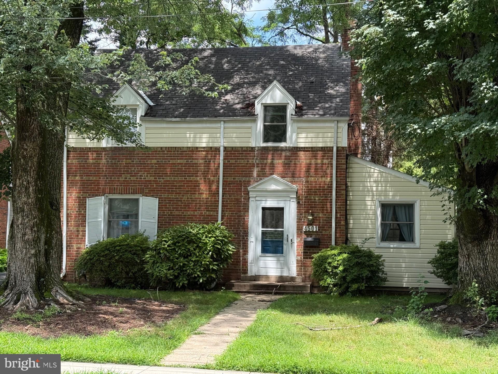 Great house in the middle of Bethesda. This is a corner lot with many new houses close by behind and across the street. This home is also perfect for the person ready to remodel and live in the neighborhood.. Original hardwood floors.