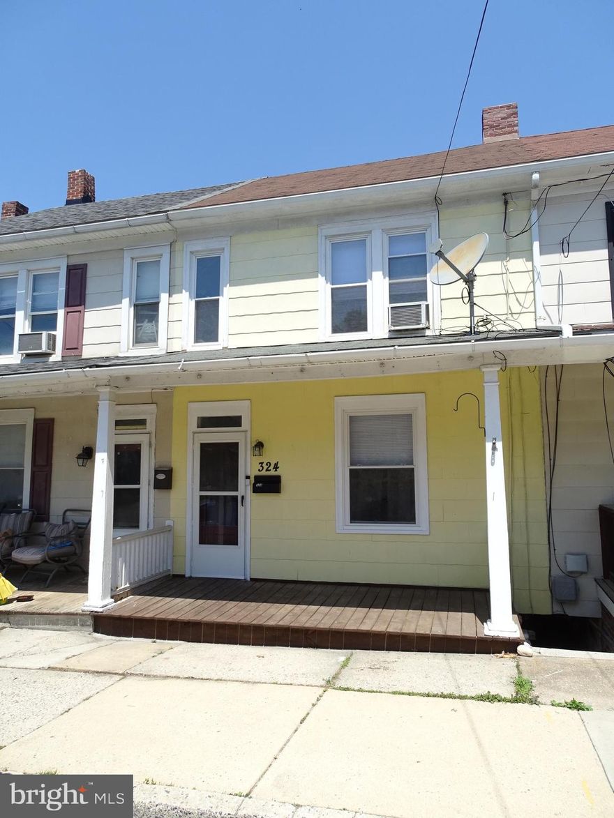 Well maintained home in Red Lion Boro for under $200,000.00!! This amazing home features: a covered front porch,  replacement windows, an Updated Eat-In-Kit with maple cabinets, All appliances are included, and a side door to the rear balcony. Living Room and Dining Room with fresh paint, second floor hall bath with a new tub and shower surround, three spacious bedrooms, and a walk up attic.  Descending to the walk out basement you will find a work out area, gas furnace, and a Newer gas hot water heater installed in 2022!!  There is also a laundry hook up with washer and dryer included, there is also a  side door to the back yard.  This home has been wonderfully cared for and maintained.  With all appliances included, there is nothing to do but move in and relax!!!    ..............Must see to appreciate!!!