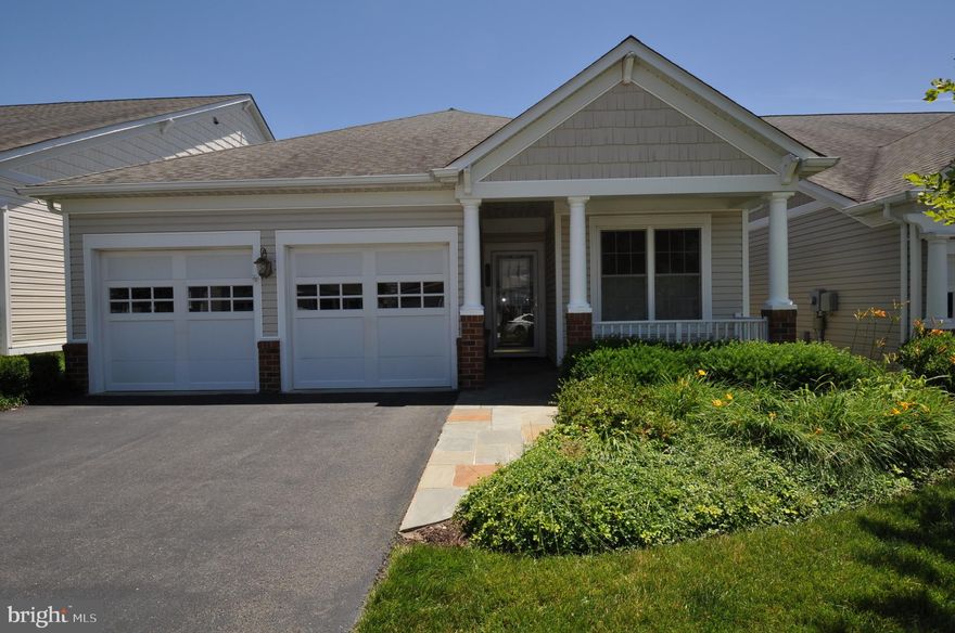 Florida Style patio home in 55+ gated community.  2 large bedrooms + den/office.  Sun Room, large living room w/ gas fpl, fully equipped kitchen w/ dbl oven, gas cooktop, microwave & breakfast room.  Easy one level living.  Community has indoor pool, exercise room, tennis & party room.  HOA fee paid by landlord.