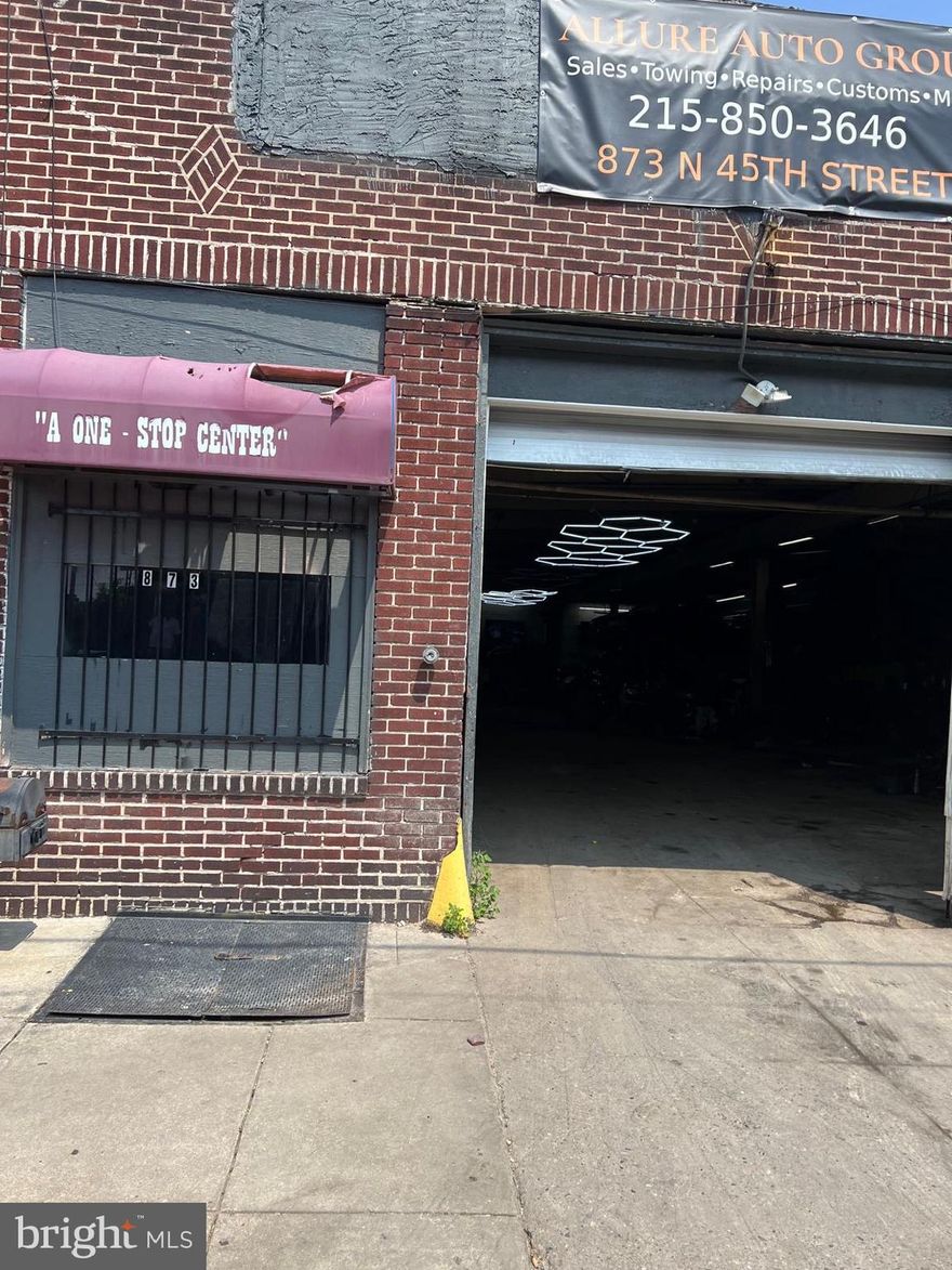This is large auto repairs shop. Lots of upgrade including brand new roof installed less than 2 years old. 
Need appointment to inspect. Call the Co-lister Harry for appointment.