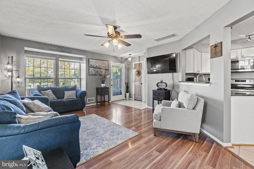 Open house cancelled. Experience the pinnacle of suburban bliss at 5249 Regal Court, Frederick, Maryland! This exceptional end unit 3-bedroom, 2.5-bathroom home is a masterpiece of contemporary design, nestled in a tranquil neighborhood that exudes charm and convenience. Recent house updates include: roof (2018), kitchen appliances, Water heater (2016) and main floor family room flooring. House is in great condition but is being sold as-is. Attic has new insulation by Atlas Home Energy Solutions (2018). Replaced lighting throughout and added new lighting in three rooms since owning property.
Open-concept living area boasts abundant natural light that dances off the hardwood floors, creating an inviting ambiance that instantly makes you feel at home. The gourmet kitchen features granite countertops, appliances, and ample storage space. Whether you're entertaining guests or preparing a family feast, this kitchen is sure to be the heart of the home.
The second level highlights two bedrooms, laundry room, and a full bathroom. Second level has hardwood floors. The two additional bedrooms are equally spacious and comfortable, offering flexibility for a home office, or a cozy guest room.
Third level Upstairs, the luxurious primary suite is a true retreat. The en-suite bathroom is complete with a soaking tub, separate shower, and dual sinks - a perfect place to unwind after a long day. 
The fenced in front yard provides privacy while you relax and enjoy the outdoor serenity. Kingsbrook community hoa fee includes community pool, playgrounds and walking/ biking trails. No city taxes.
Just minutes away, you'll find an array of shopping, dining, and entertainment options. The historic charm of downtown Frederick is within easy reach, offering a delightful mix of boutique shops, art galleries, and culinary delights.
For nature enthusiasts, this location is a dream come true. With nearby parks and nature trails, you can explore the great outdoors at your leisure. Enjoy a morning jog, an evening stroll, or a weekend hike - all while soaking in the beauty of Maryland's landscape.
Commuting is a breeze, thanks to the home's proximity to major highways and public transportation options. Whether you're heading to work, school, or a weekend getaway, you'll appreciate the seamless connectivity that this location provides.