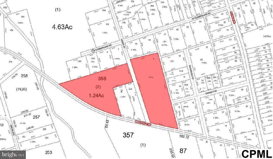 Villa Vista is a townhome land development plan approved for 21 units offering 20, 22 and 24 foot width units, water, sewer and gas. 2 tracts of land total 2.86 Acres.  Community will be accessed off Grant Street. Seller is licensed PA Real Estate Sales Person.