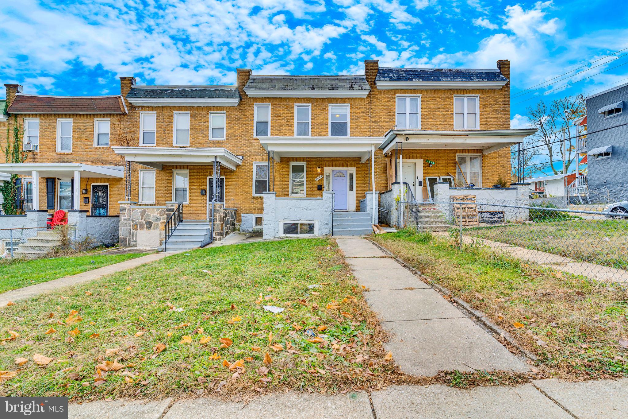Welcome to 2483 Shirley Ave, a spacious and beautifully updated townhome in the heart of Baltimore’s historic Park Circle neighborhood. This rarely available gem offers four generously sized bedrooms and 1.5 bathrooms, making it one of the largest homes in the area.
Step inside to find a bright and inviting living space, featuring separate living and dining rooms, perfect for both relaxing and entertaining. The expansive gourmet kitchen is a chef’s dream, boasting brand-new stainless steel appliances, ample counter space, and modern finishes.
The fully finished basement offers a large carpeted area, ideal for a rec room, home office, or additional storage, along with a convenient laundry room. Upstairs, the completely remodeled full bathroom complements the spacious bedrooms, each filled with natural light.
Located in the historic Park Circle District, this home is just minutes from Druid Hill Park, one of Baltimore’s largest green spaces, featuring The Maryland Zoo, Rawlings Conservatory, scenic walking trails, and recreational facilities. You’ll also enjoy easy access to local universities, shopping, dining, and major commuter routes.
Don’t miss this opportunity to own a piece of Baltimore history with all the modern conveniences! Schedule your showing today!
