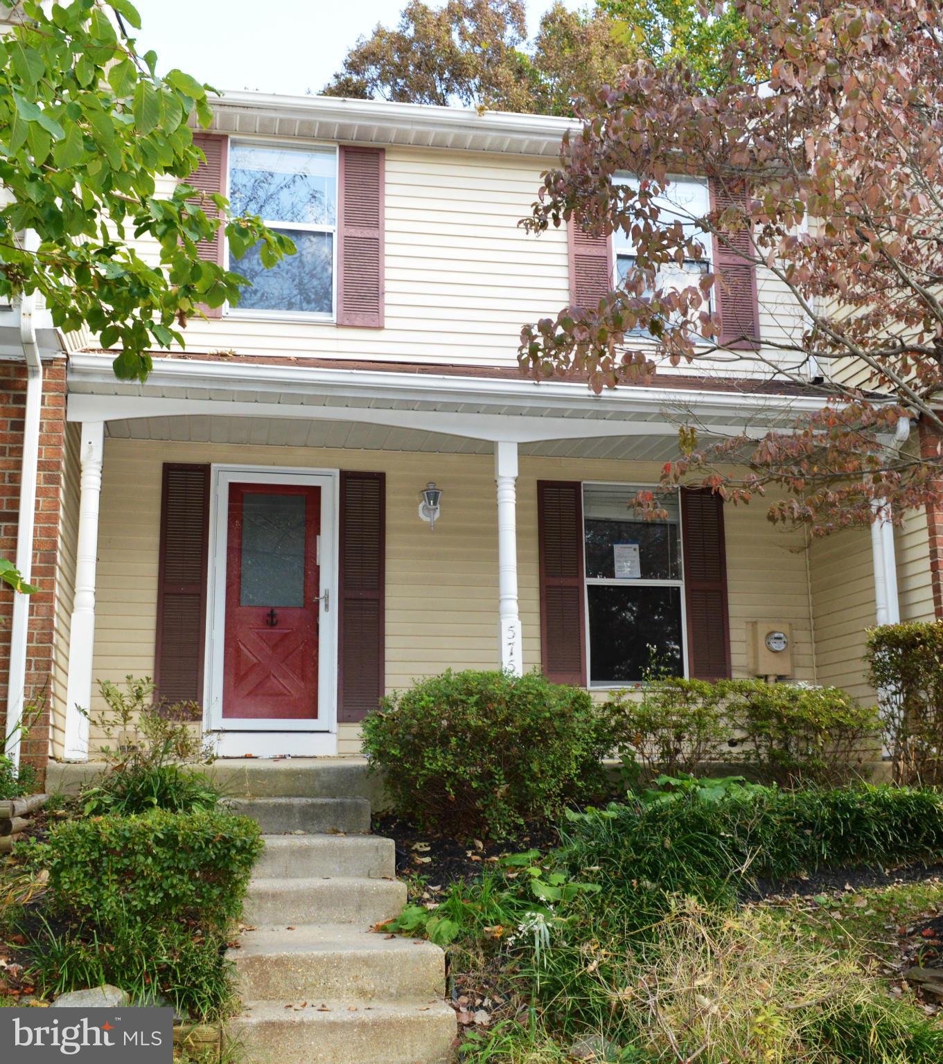 This is a Fannie Mae Property. Beautiful townhome in quiet Oakmont. Property has all new carpet, paint, kitchen cabinets, bathroom and master vanities, hot water heater and sump pump. Large eat-in kitchen with ceramic tile flooring. There are two decks and this property backs to woods. HVAC has been serviced and fireplace has been cleaned. This one is move in ready.