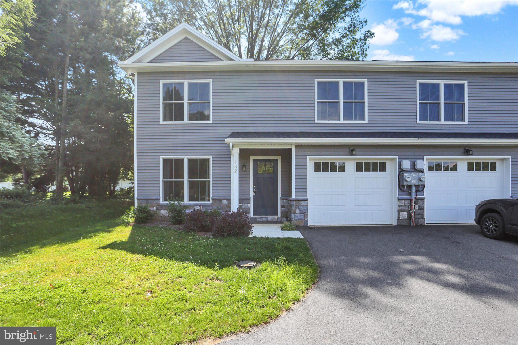 Don't miss this BETTER THAN NEW Derry Township townhome built in 2024. The home has been very gently lived in and is currently vacant allowing for a quick settlement. This efficient home includes 3 Bedrooms, 2.5 bathrooms and a 2nd floor laundry, along with and open 1st floor layout. Along with the attached garage and driveway, the current owner added 2 addition 2 paved parking spots in front. They have also installed gutter guards and window treatments throughout the home. A nice quiet end unit lot, the covered back patio is a lovely place to relax and enjoy the outdoors. This home as No association fees, no HOA, allowing you to fence your backyard or make some additional personal updates to your exterior or yard. Adjacent to the Chadds Ford neighborhood, this little street is tucked away in the heart of Derry Twp. but just minutes to Hershey Medical Center, The Hershey Company, Hershey Park, and all the other shops, restaurants and activities that "Chocolatetown" has to offer. <<<<USE ADDRESS 150 LAMP POST LANE IN GPS>>>>> HOME IS ON THE CORNER OF CHURCH RD AND LAMP POST LANE<<<<<<<<<