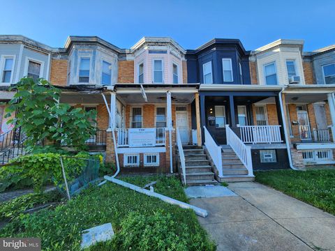 Townhouse For Sale - 3521 W Belvedere Avenue<br/> Baltimore City County, BALTIMORE, MD 21215