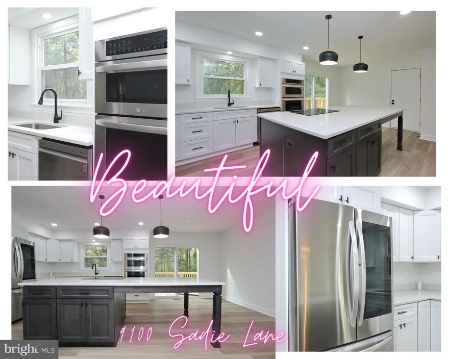 We cordially welcome you to your new home! This 2800+ square foot abode has everything you've been searching for and more. No need to wait for a builder's new home on a small lot. This amazing custom home features all new amenities, including a new roof and sits on just over 3 acres of peaceful land in the desirable La Plata zip code. As you step inside this lovely home, you'll be greeted by a beautifully updated interior, nestled on a cul-de-sac at the end of a quiet street. The modern open floor plan boasts a separate dining room, main floor, and basement family rooms, four bedrooms, three and a half bathrooms- all thoughtfully designed with no detail overlooked. From the luxurious vinyl plank flooring to the custom lighting and all new carpet, this house is stunning! The gourmet kitchen is a cook's dream, featuring gorgeous quartz countertops, new white cabinetry, stainless steel appliances, and an expansive 9-foot island with custom pendant lighting and seating for six. The large deck off the kitchen provides a magnificent view of your fenced backyard, backing up to trees and farm land, where you can enjoy the tranquility and wildlife surrounding you. The oversized two-car garage offers ample storage for all your tools, toys, and even a possible third car. The basement includes a fourth bedroom, full bathroom, and a large rec/family room with a sliding glass door to the backyard. Don't wait too long to seize this fantastic opportunity, as it will not last! *In addition, it's worth noting that this home has been a successful Airbnb for the past year, making it an excellent investment opportunity for those looking to turn it into a vacation rental property.