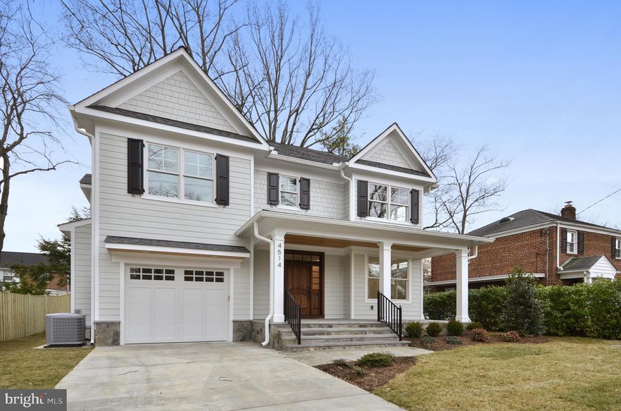 Custom home by renowned builder Kehoe & Schultze! Top of the line luxury finishes throughout and six short blocks to Bethesda Metro and one block to BCC High School! Easy stroll to all that Bethesda has to offer without stepping down to a condo. Days on Market reflects time of construction. SEE VIRTUAL TOUR! LISTING AGENT/OWNER