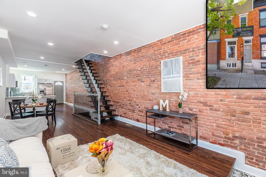 This Is The One!  A gorgeous renovation that will WOW you!  The wide open floorplan boasts a bright, light drenched main level showcasing the hardwood floors, original brick walls, and the kitchen of your dreams!  Brand new appliances, an abundance of cabinets, beautiful countertops and backsplash will have you wanting to spend more time here.  The generous sized bedrooms each have their own bathroom with designer luxury finishes! With its finished lower level this home offers all the comfort you could ask! Schedule your showing today!  The Maryland Team specializes in working with first time homebuyers and is well suited to help with all the available home buying assistance programs. The Maryland Team works with in and out of state investors and is the premier listing and marketing team for Baltimore investors! Contact The Maryland Team today, for your investment and home buying needs.  We can help with a mortgage and walk you through the real estate buying and selling process!