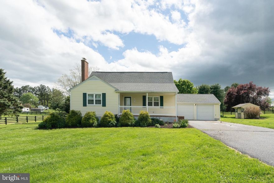 Amazing opportunity situated on 1.39 acres! Updated and maintained Cape Cod in great location for the commuter with easy access to I-81 & Rt. 340.  Spacious rooms with a first floor master, newer flooring  &  beautiful kitchen with shaker style cabinets and Corian counters.  Recent improvements include new flooring and an oversized garage (24x36) with electric .