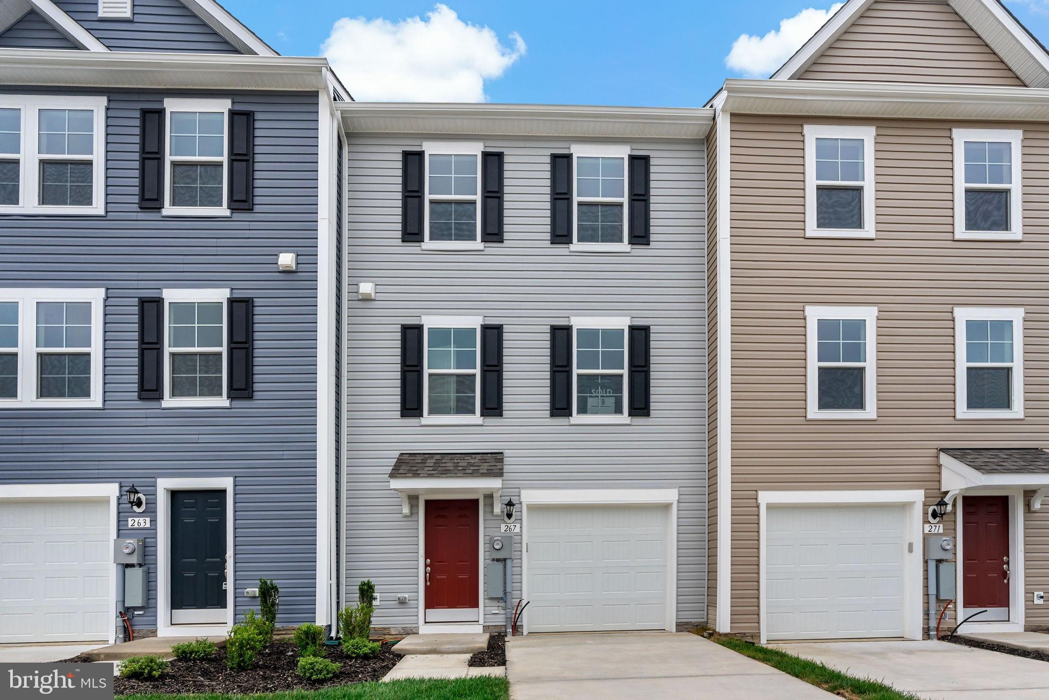 Welcome to the York II at Overlook TH! Fantastic commuter location to this brand new, interior row home has 3 bedroom, 3.5 bathrooms, and 1-car garage townhome is waiting for you. Featuring a bright open first floor plan with island, upgraded cabinets with gorgeous kitchen countertops, stainless steel appliances, pendant lighting and much more. Popular luxury vinyl plank adorns the entire 1st floor. The spacious primary suite provides great natural light and a walk-in closet. The ensuite features tile flooring, dual sink vanity, soaking tub and a walk in shower with tile surround. The two secondary bedrooms, full bath and laundry area complete the upstairs. The lower level entrance includes a finished flex space and full bathroom.