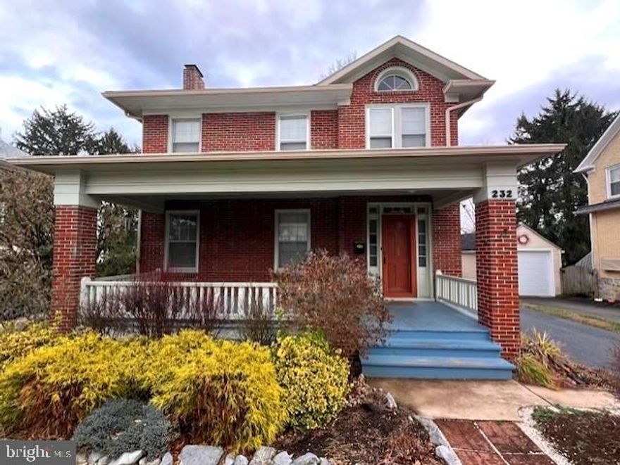 Well-maintained 3-bedroom Colonial located in the desirable north end of Hagerstown, blending timeless character with everyday functionality. Original hardwood flooring runs throughout the home, adding warmth and historic charm. The spacious layout offers plenty of room to live and entertain, featuring a kitchen with a walk-in pantry and a generously sized primary bedroom complete with a walk-in closet. The third floor is a versatile bonus space with two skylights—perfect for a fourth bedroom, home office, or creative studio. A full bath is located on the second floor, with a convenient half bath in the basement. Outside, enjoy a large fenced-in backyard and deck—ideal for gatherings, relaxing, or entertaining guests. A detached garage with electric adds even more convenience and utility. If you’ve been searching for a well-preserved early 1900s Colonial with space, charm, and a prime location, this is it. Schedule your showing today—this one is a must see in person!