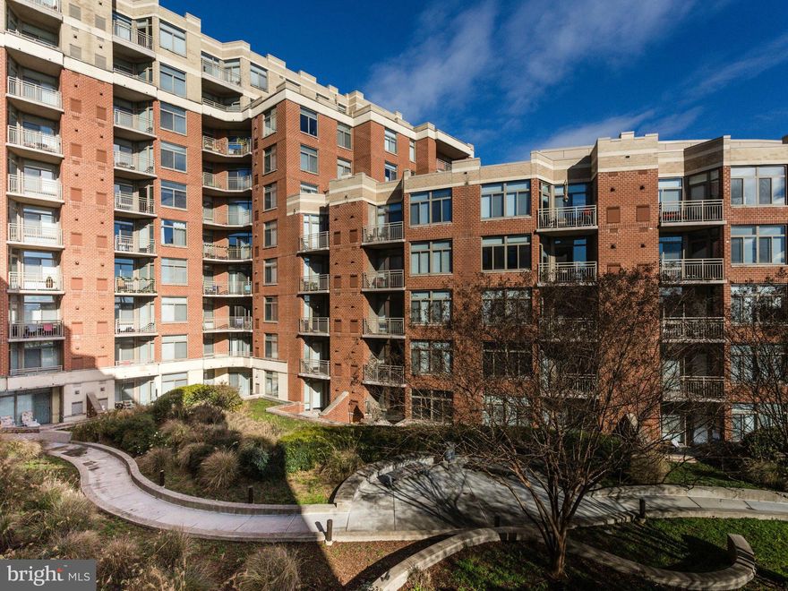 Beautiful 9th floor luxury one br.  Gourmet kitchen with SS appliances, granite countertops, private balcony, assigned garage parking, extra storage, 24 hour fitness center, concierge, party room, movie theater, gourmet harris teeter at lobby level, bike share, bus to Crystal City Metro.  Lovely hardwood floors, full size washer/dryer. 2 traffic lights to DC, Old Town Alex, Pentagon & Shirlington.